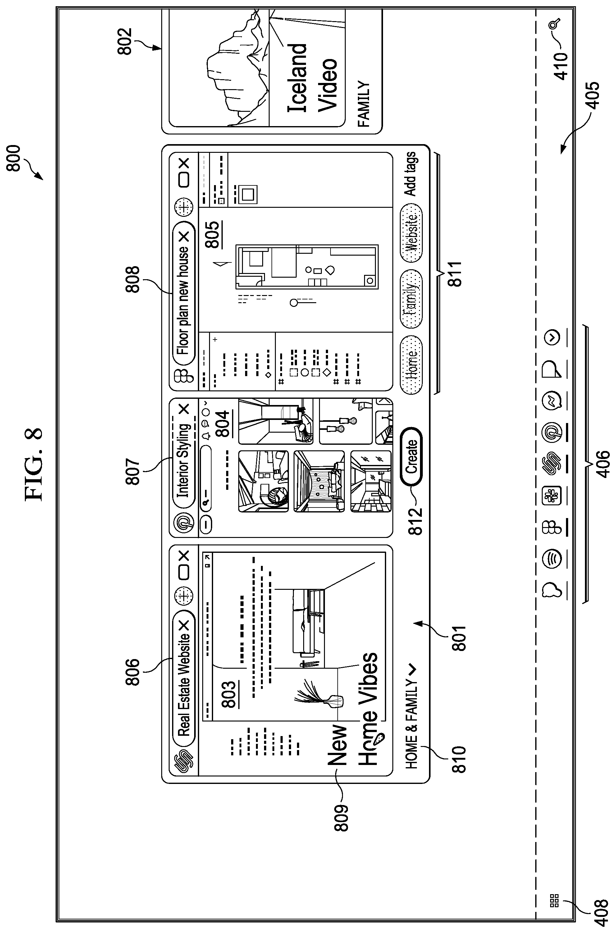 Patent US12321572 Figure 10 – Application management and navigation of web applications in a web-based environment