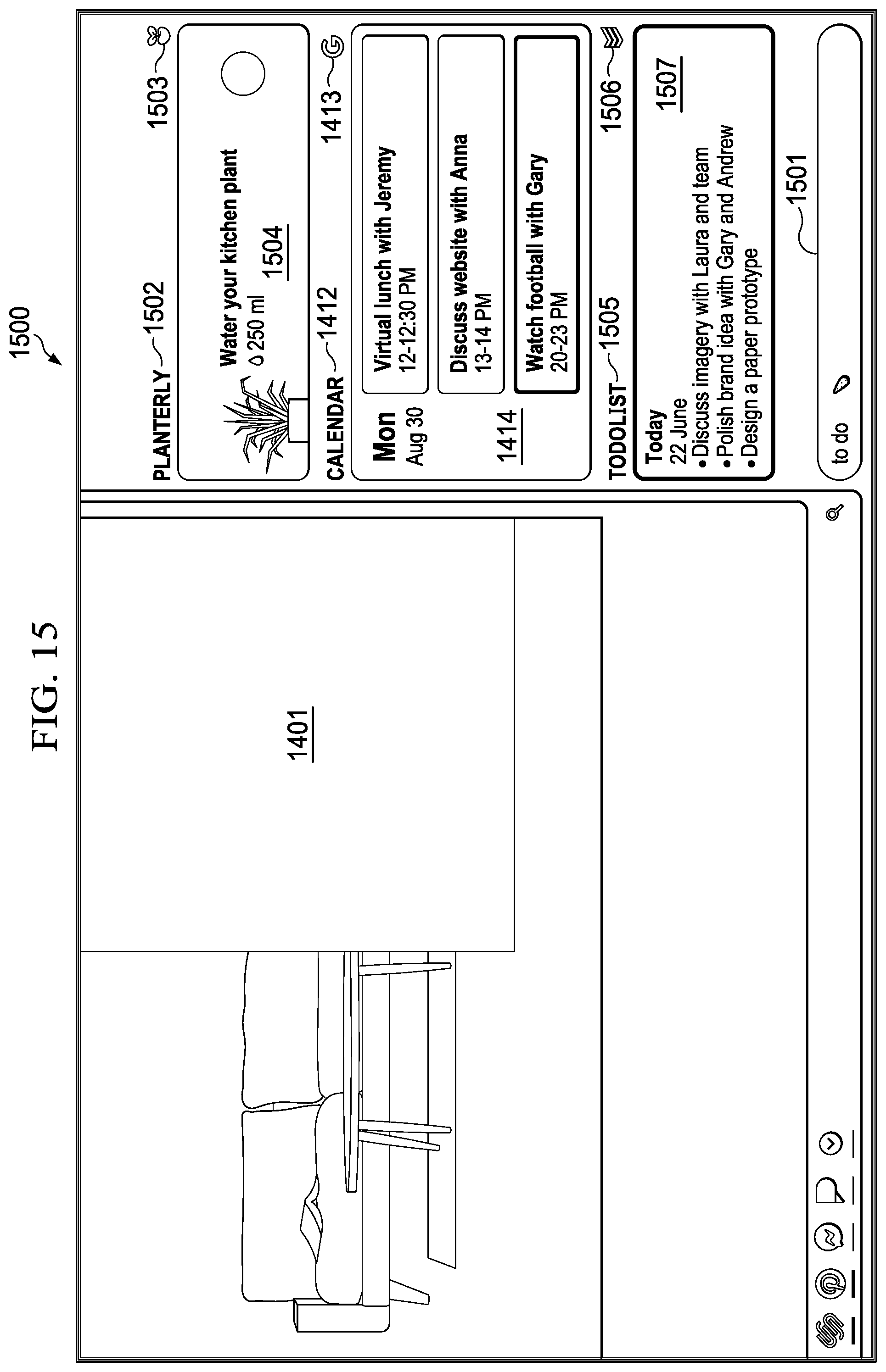Patent US12321572 Figure 18 – Application management and navigation of web applications in a web-based environment