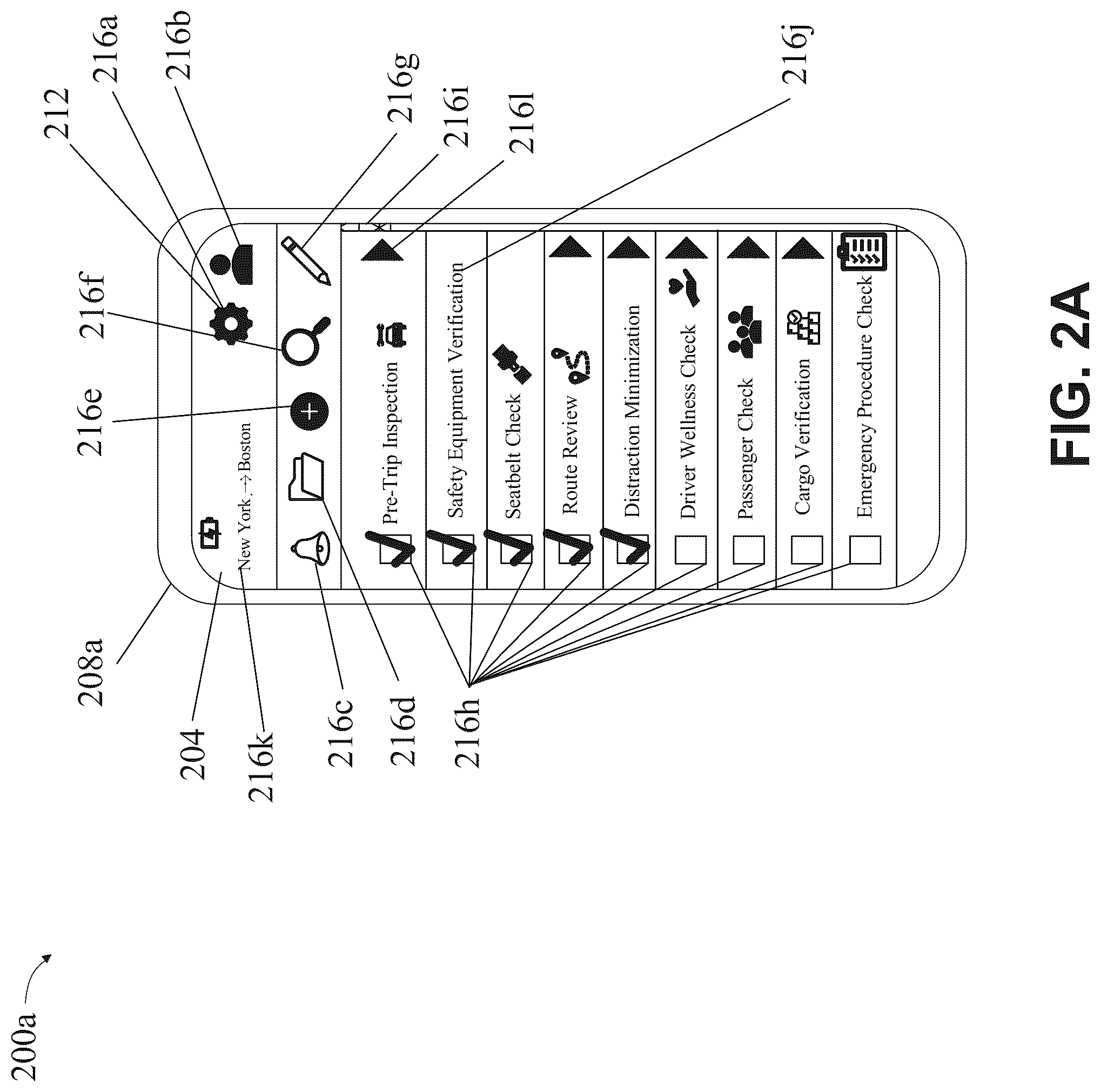 Patent US12321576 Figure 2 – Apparatus and method for determining a command queue as a function of sensor data of a transportation device