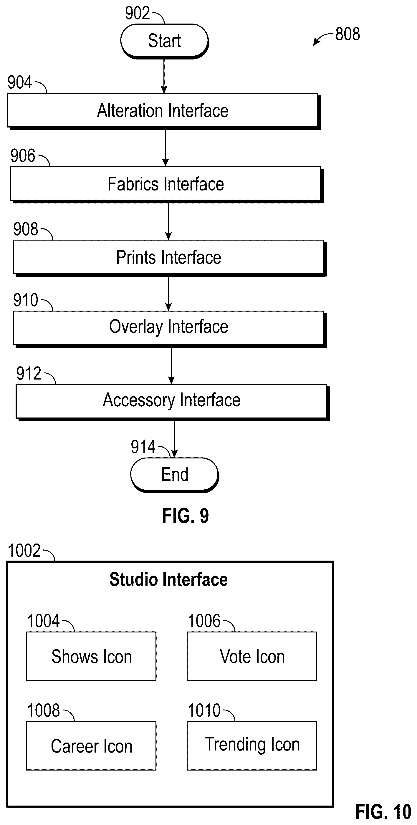 Patent US12321577 Figure 9 – Avatar customization system