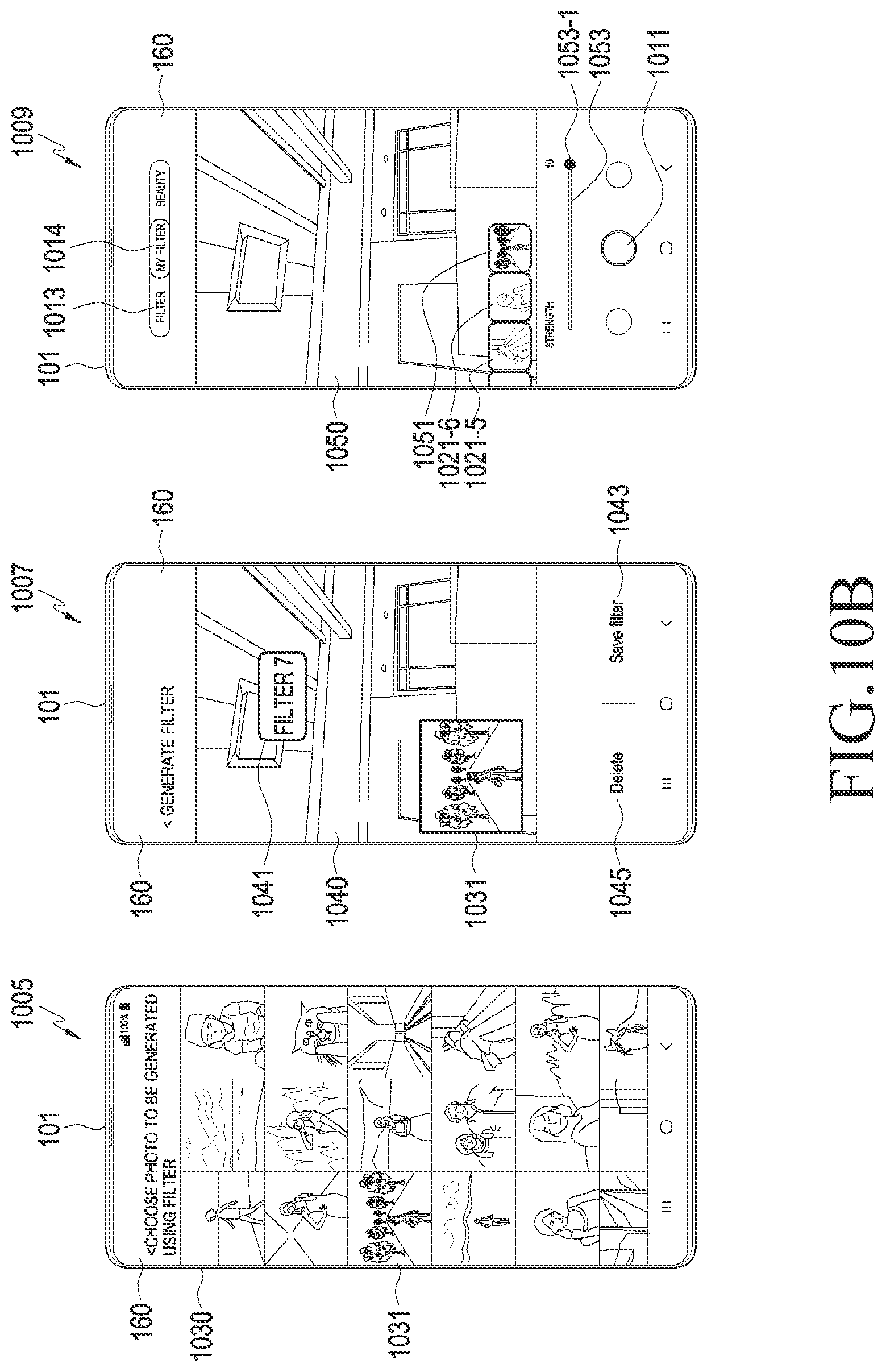 Patent US12321582 Figure 10 – Method for providing filter and electronic device supporting the same