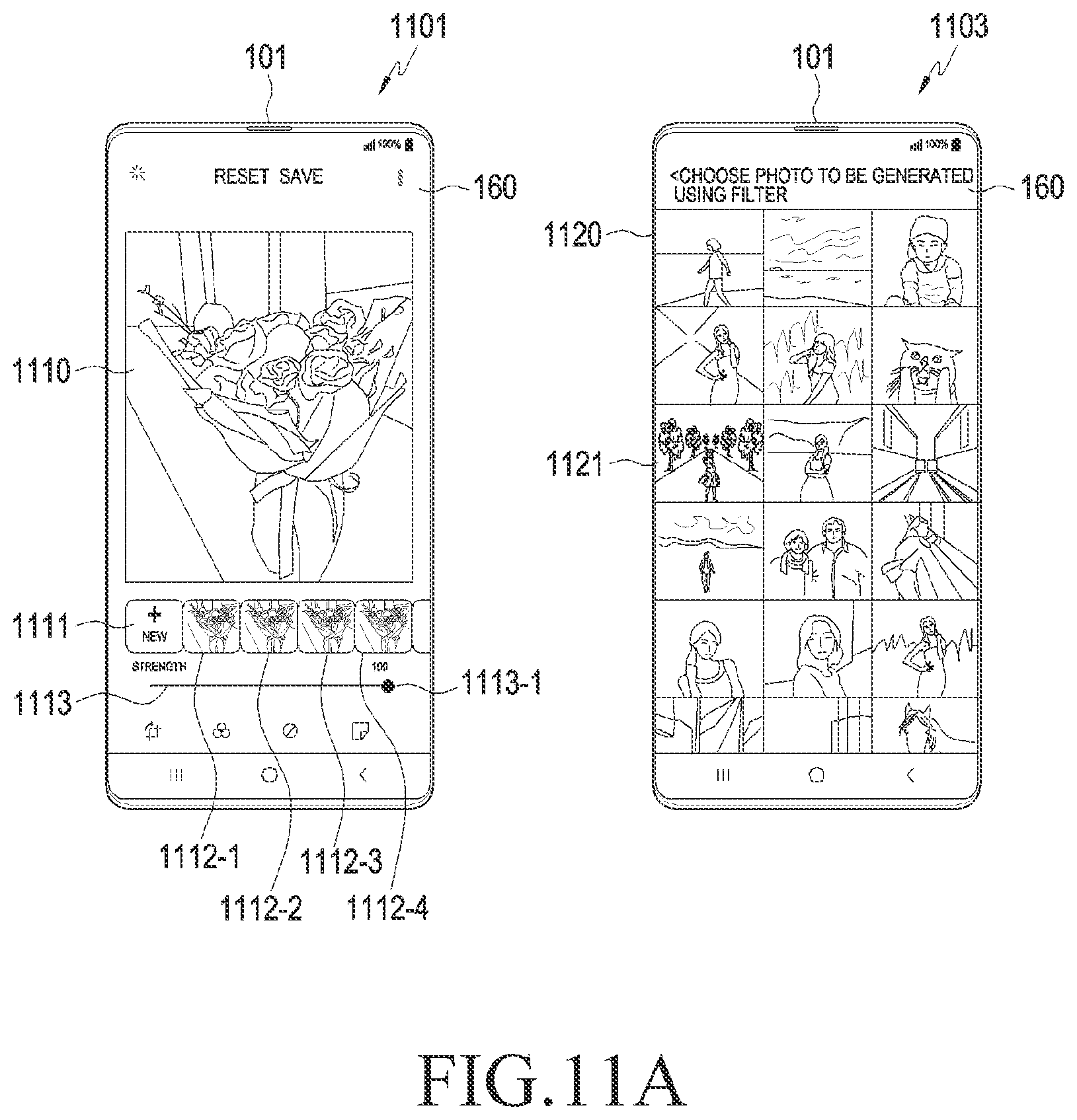 Patent US12321582 Figure 11 – Method for providing filter and electronic device supporting the same
