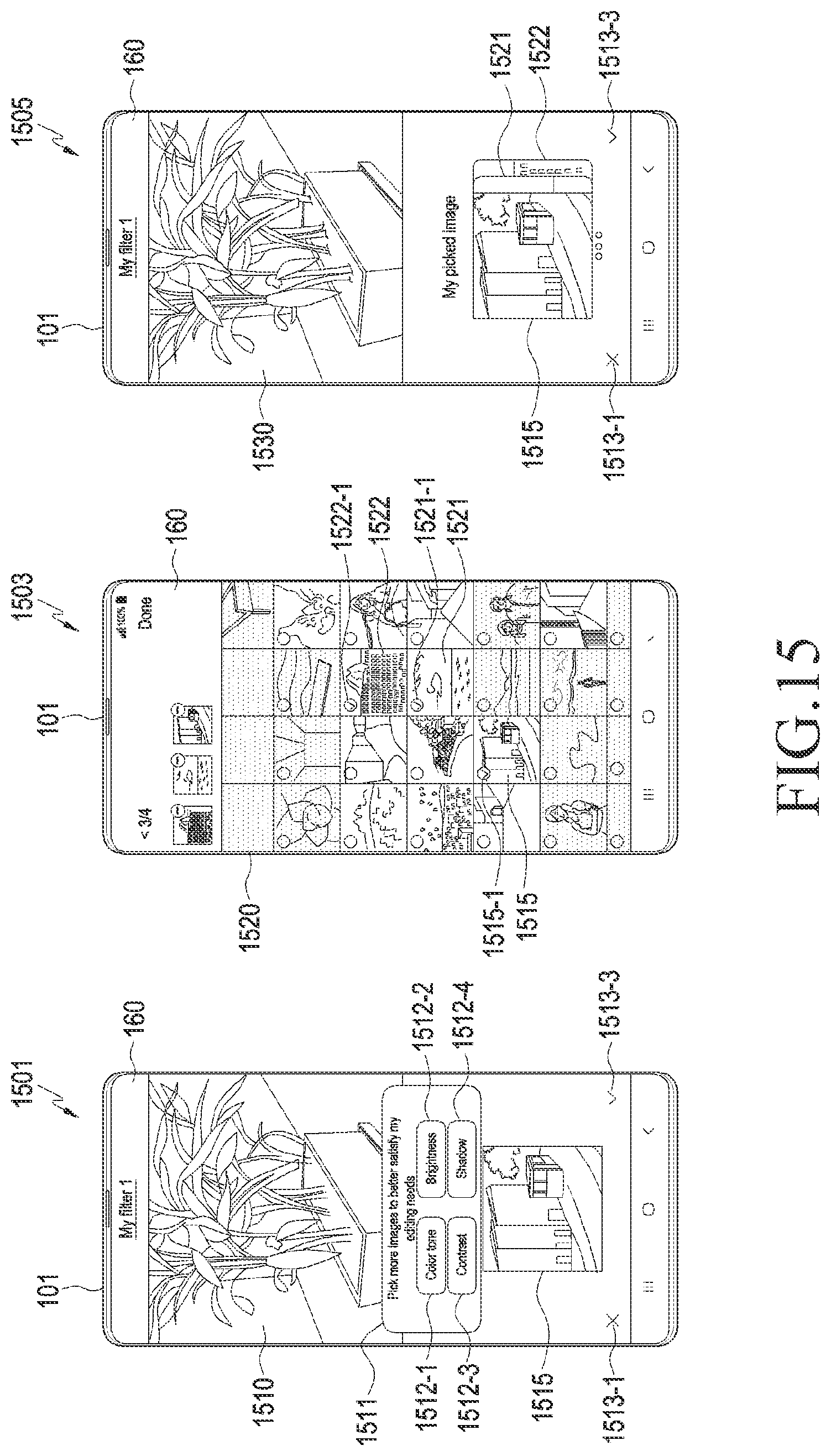 Patent US12321582 Figure 16 – Method for providing filter and electronic device supporting the same