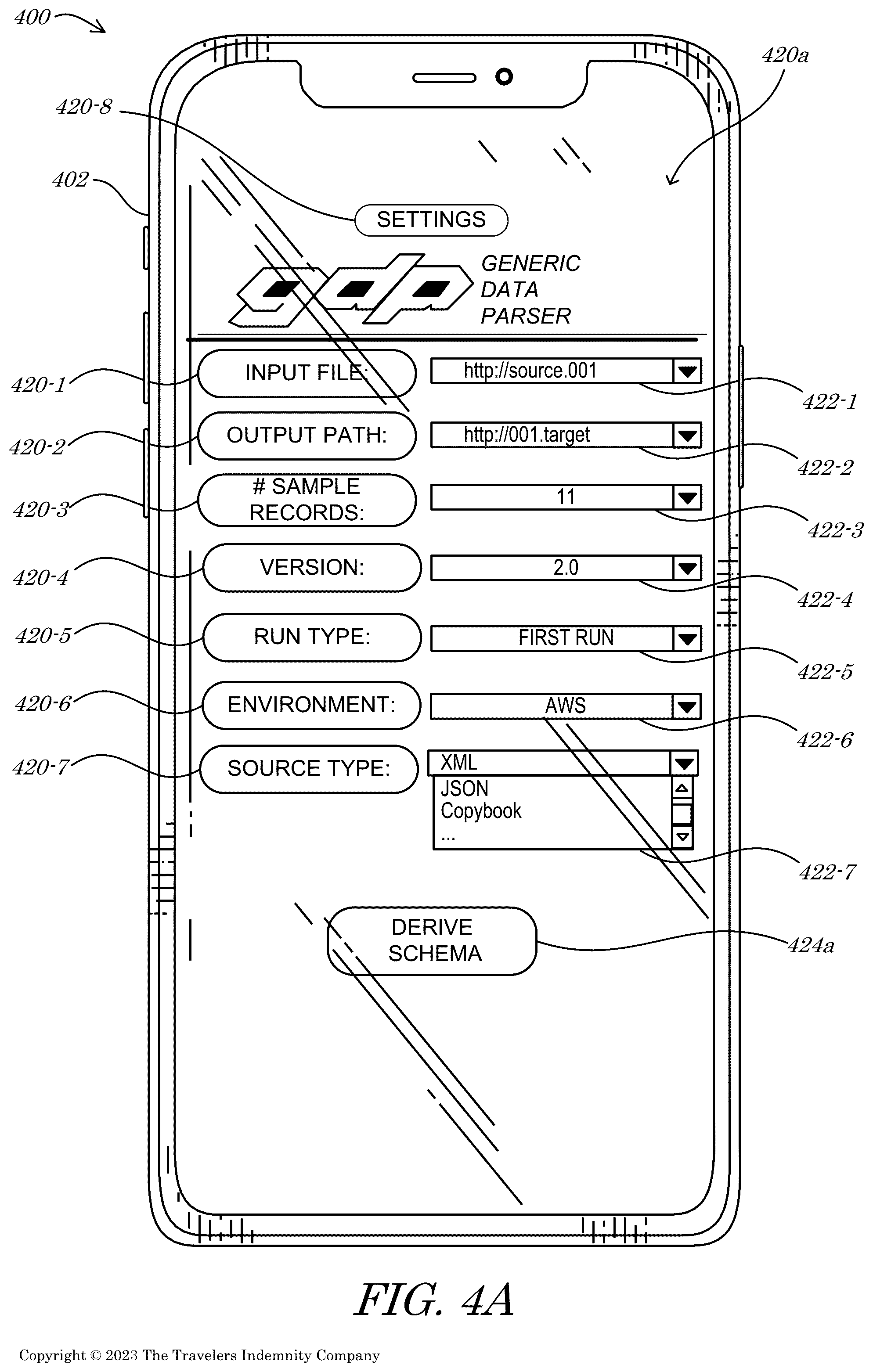 Patent US12321583 Figure 6 – Systems and methods for artificial intelligence (AI)-driven data mapping user-interface (UI) generation