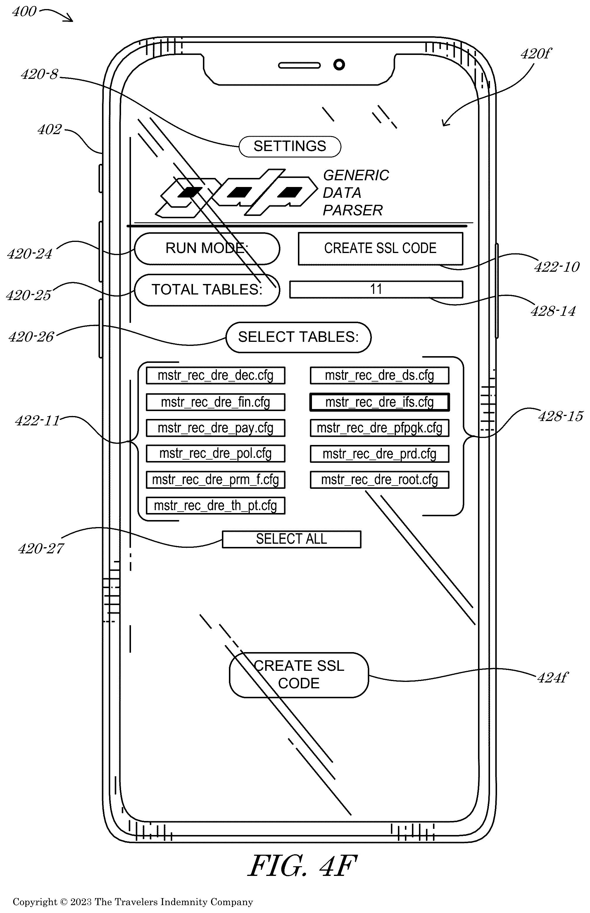 Patent US12321583 Figure 11 – Systems and methods for artificial intelligence (AI)-driven data mapping user-interface (UI) generation