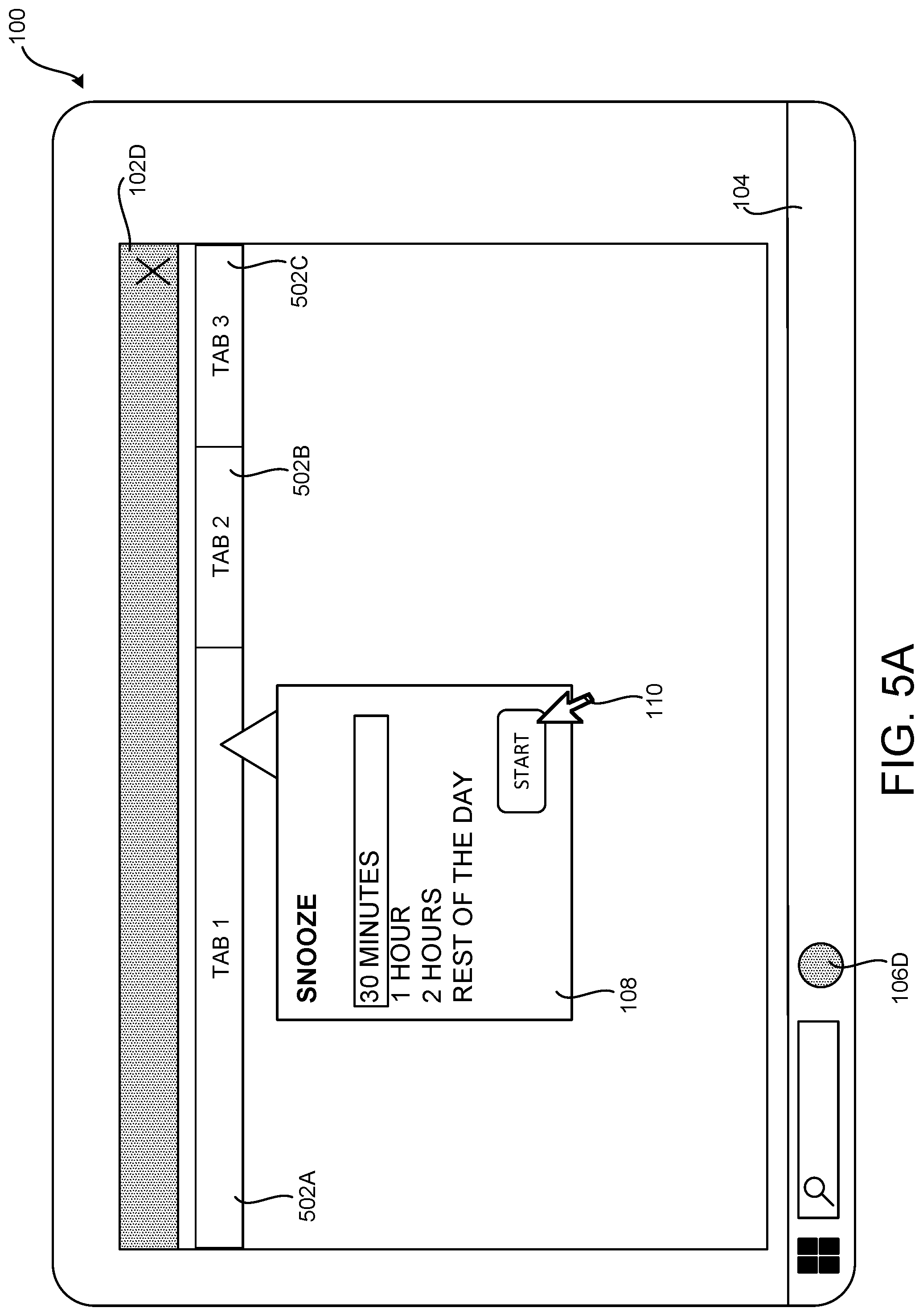Patent US12321584 Figure 12 – Temporarily hiding user interface elements