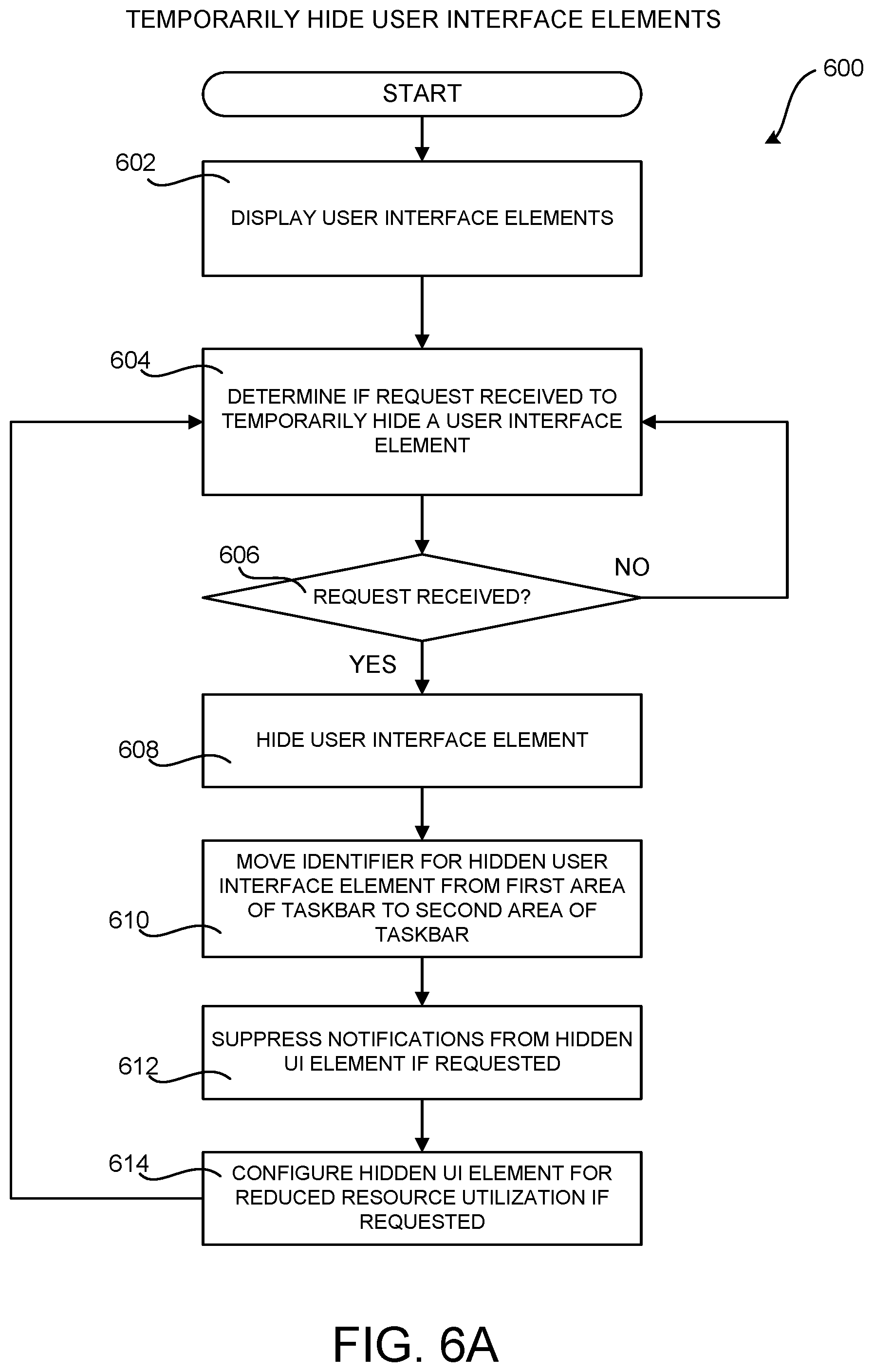 Patent US12321584 Figure 16 – Temporarily hiding user interface elements