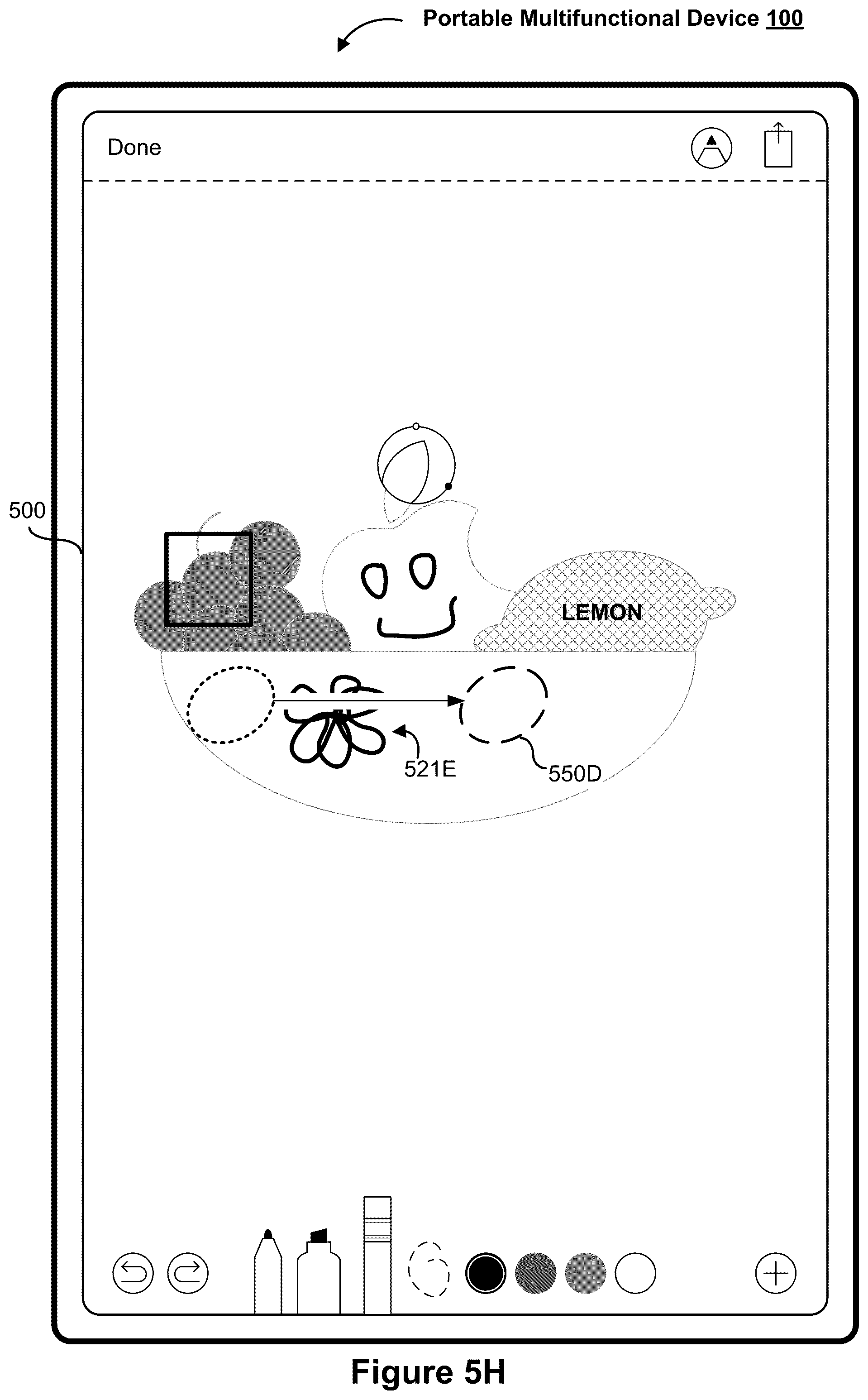 Patent US12321589 Figure 14 – Device, method, and graphical user interface for annotating content