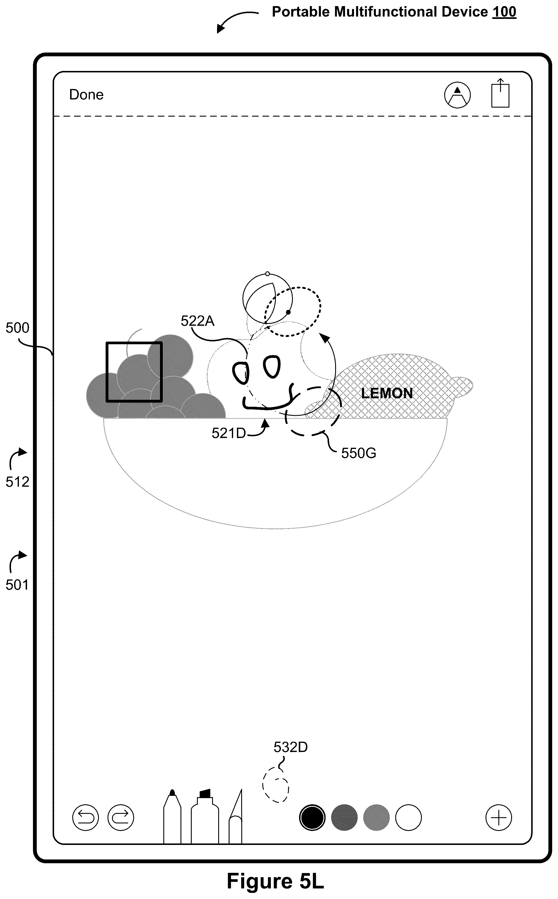 Patent US12321589 Figure 18 – Device, method, and graphical user interface for annotating content