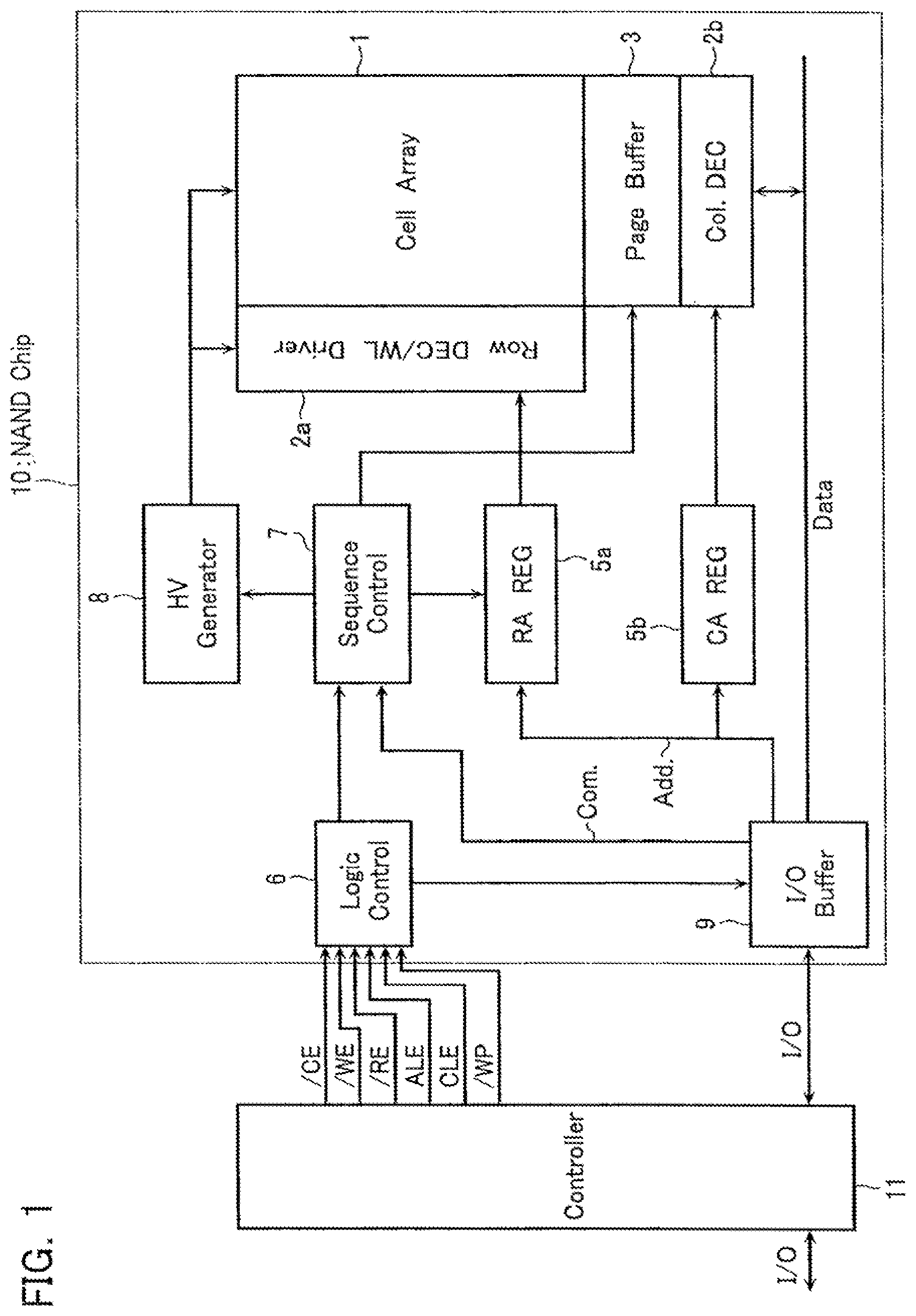 Patent US12321598 Figure 1 – Nonvolatile semiconductor memory device