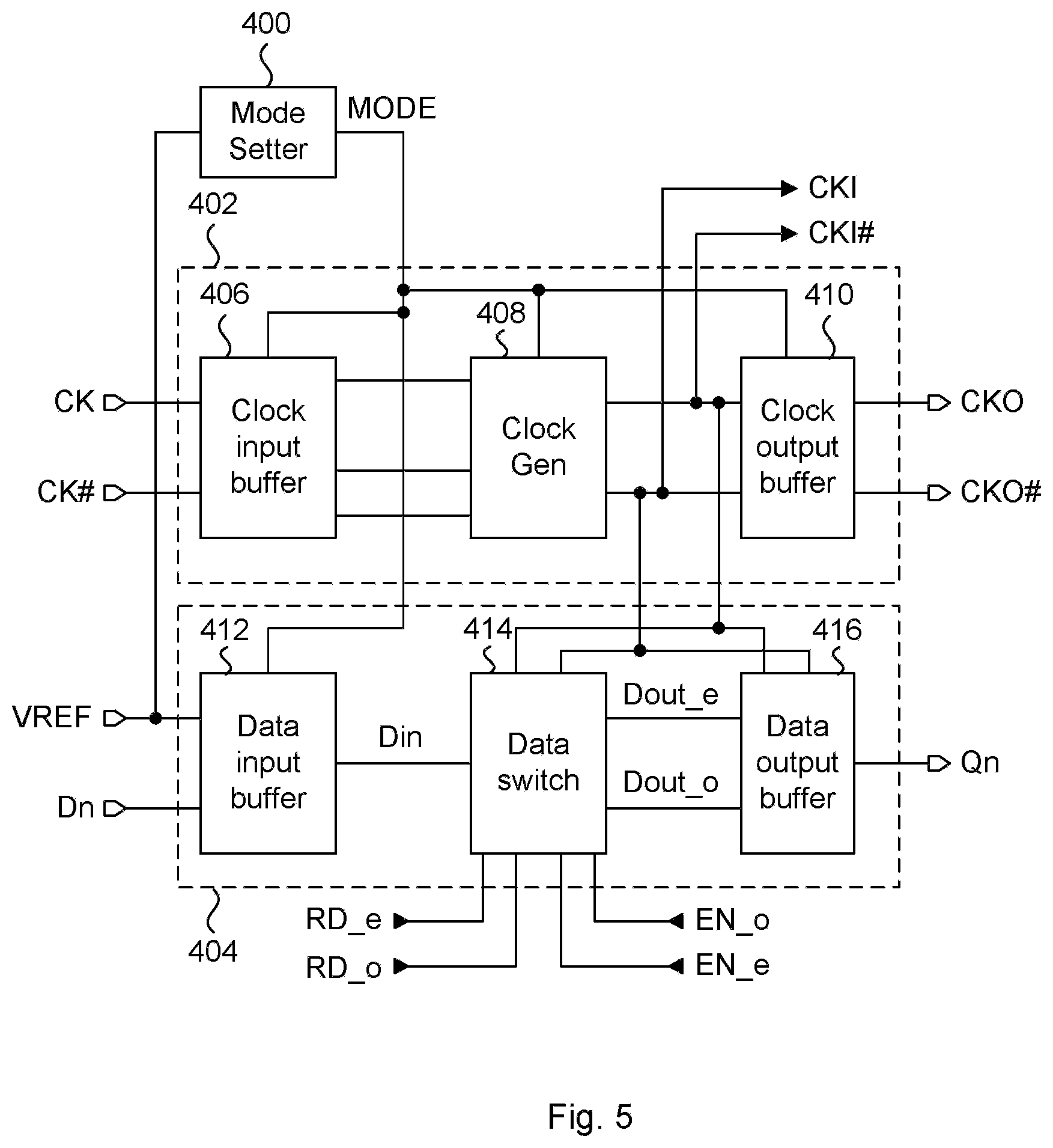 Patent US12321600 Figure 8 – Clock mode determination in a memory system