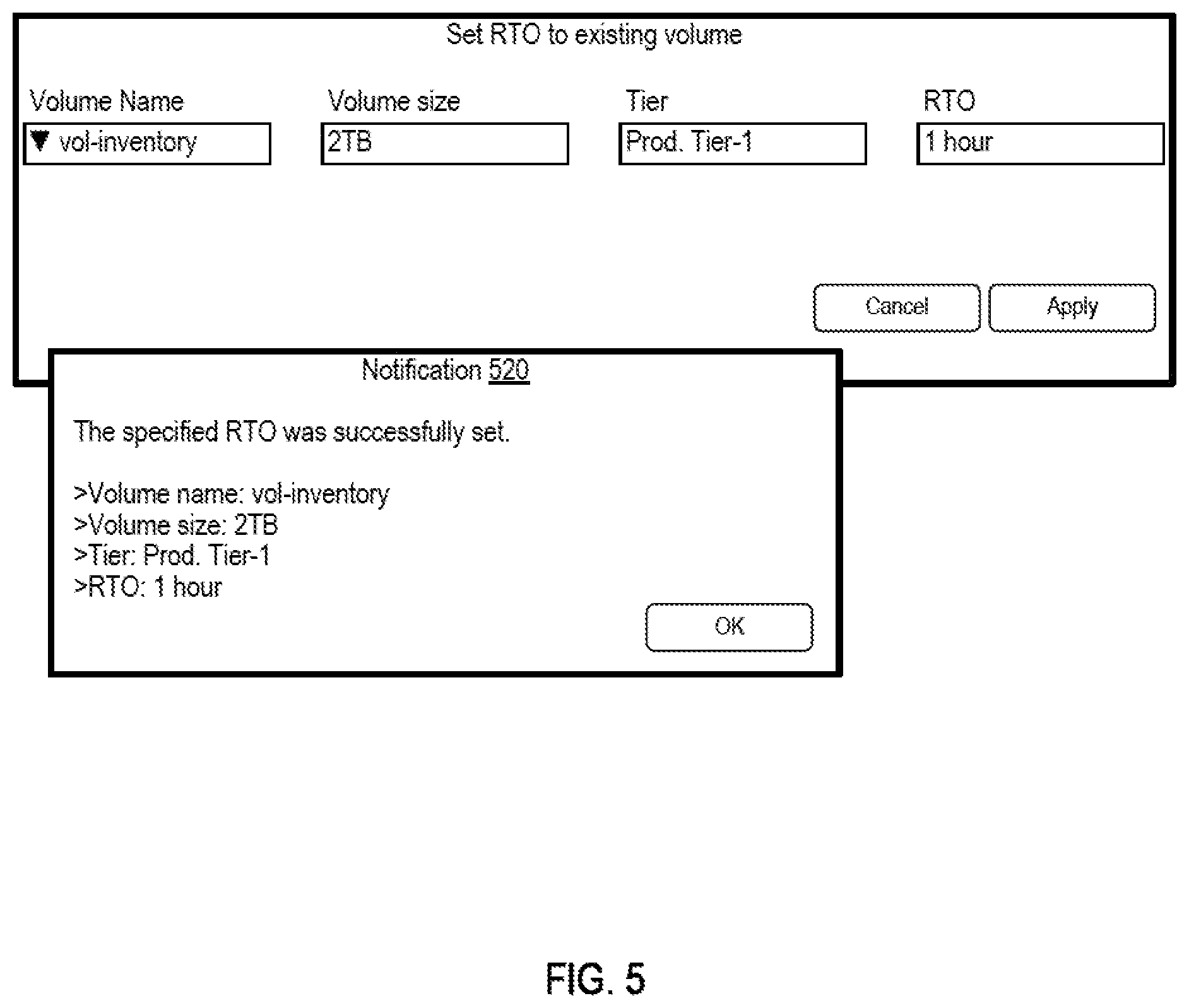 Patent US12321626 Figure 5 – Copy data's tier management