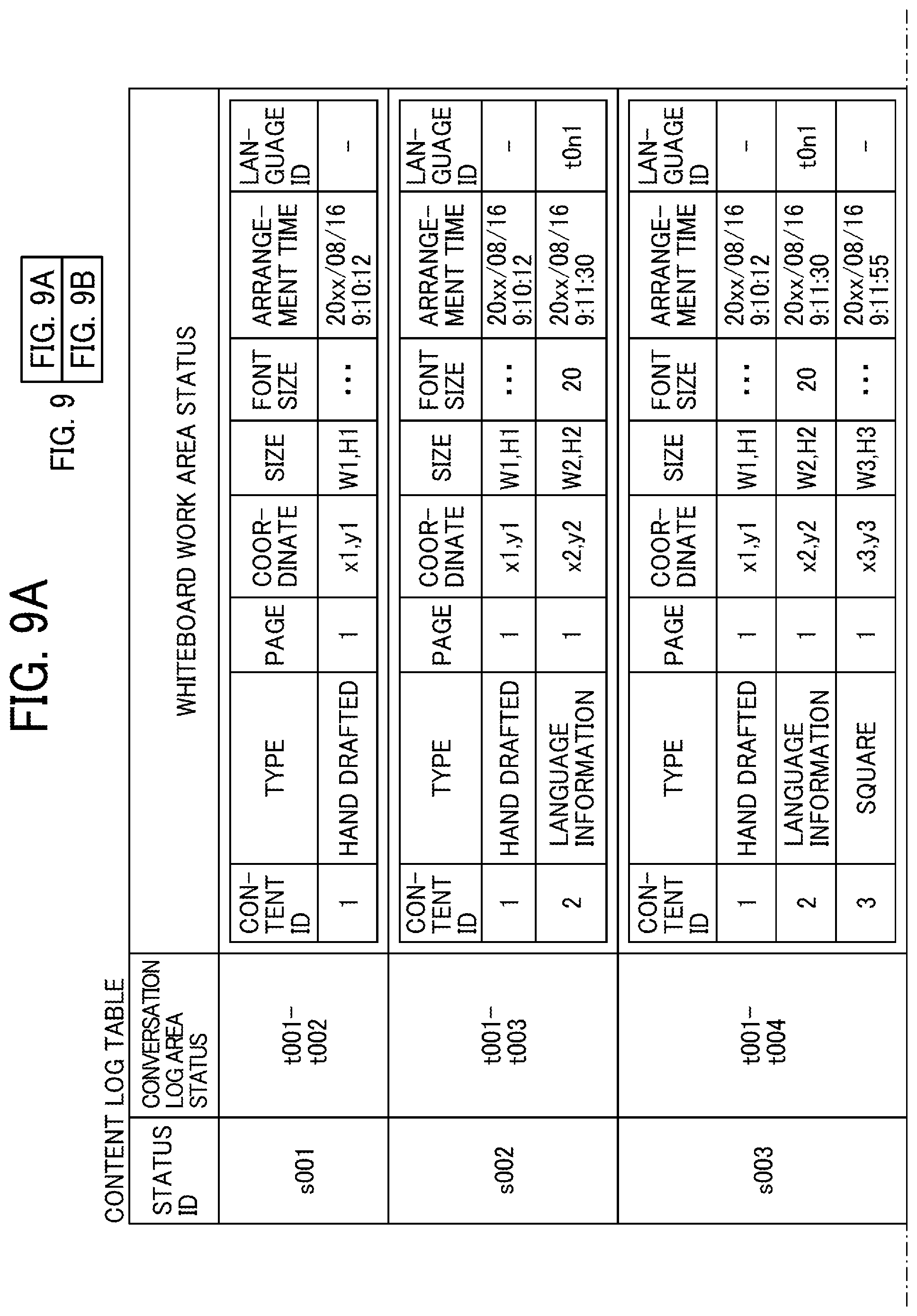 Patent US12321657 Figure 9 – Communication system, information processing system, and information processing method for displaying language information converted from speech data
