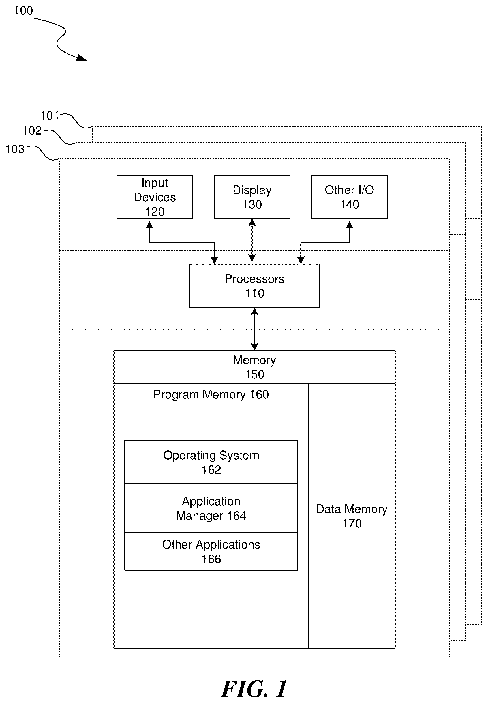 Patent US12321659 — Streaming native application content to artificial reality devices — Figure 1