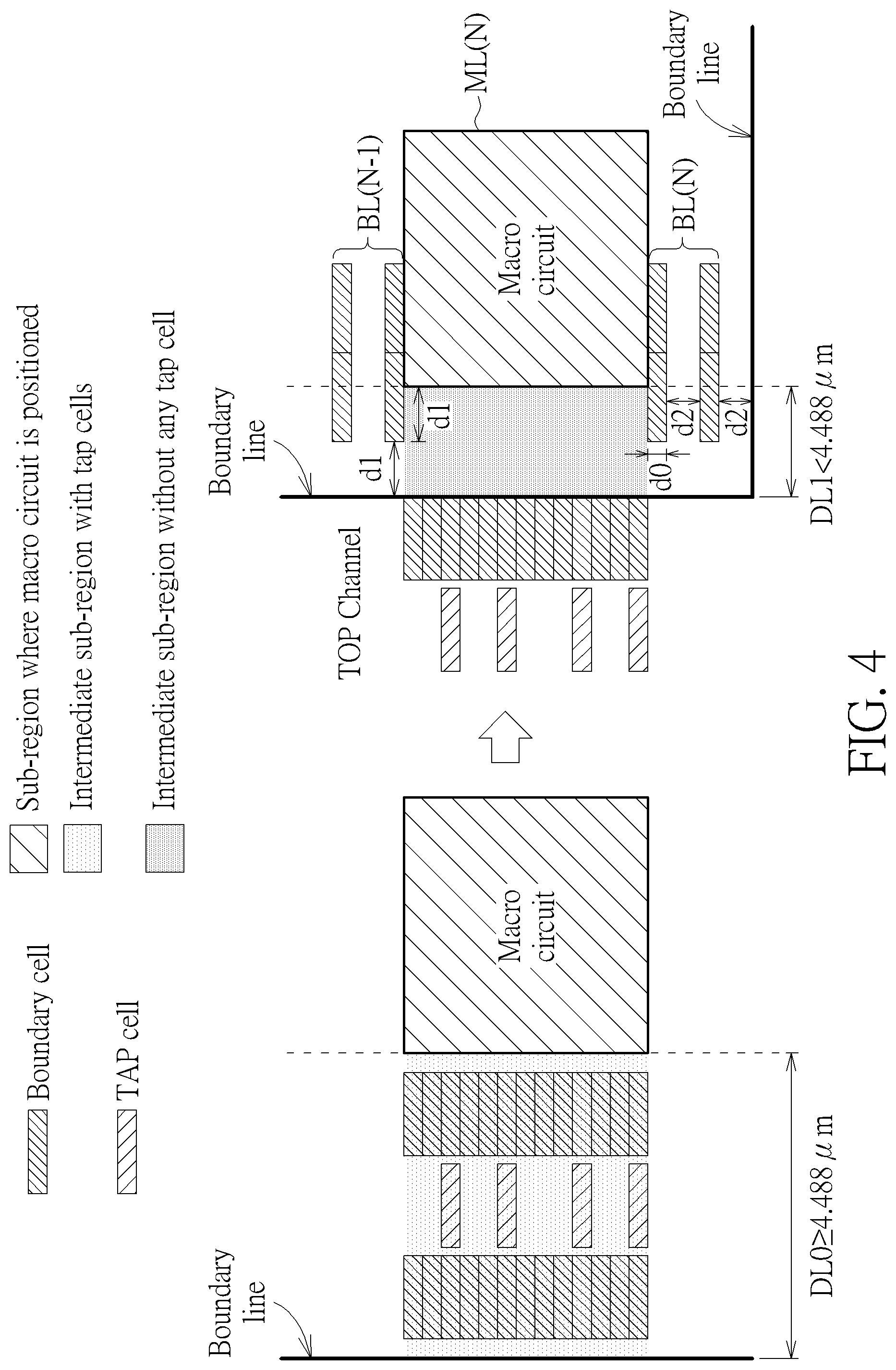 Patent US12321678 Figure 4 – Integrated circuit with compact layout arrangement