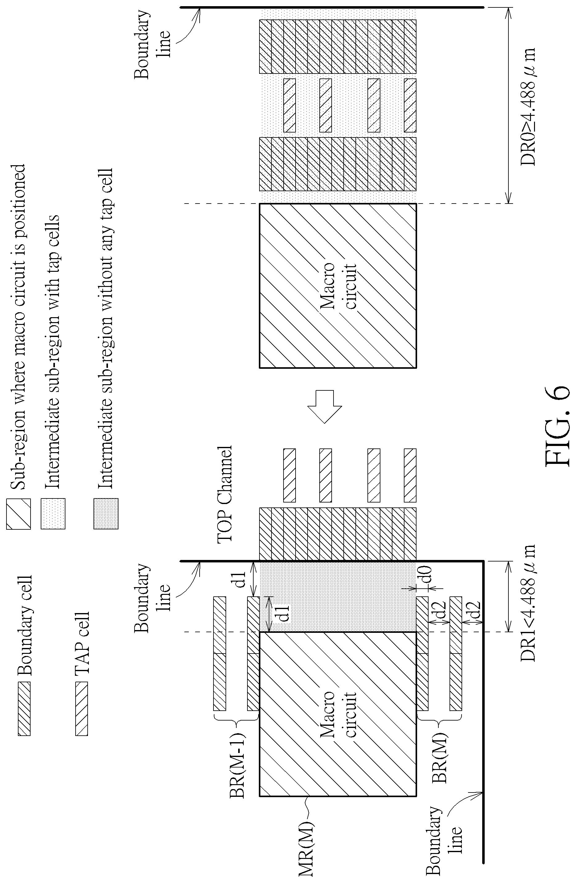 Patent US12321678 Figure 6 – Integrated circuit with compact layout arrangement