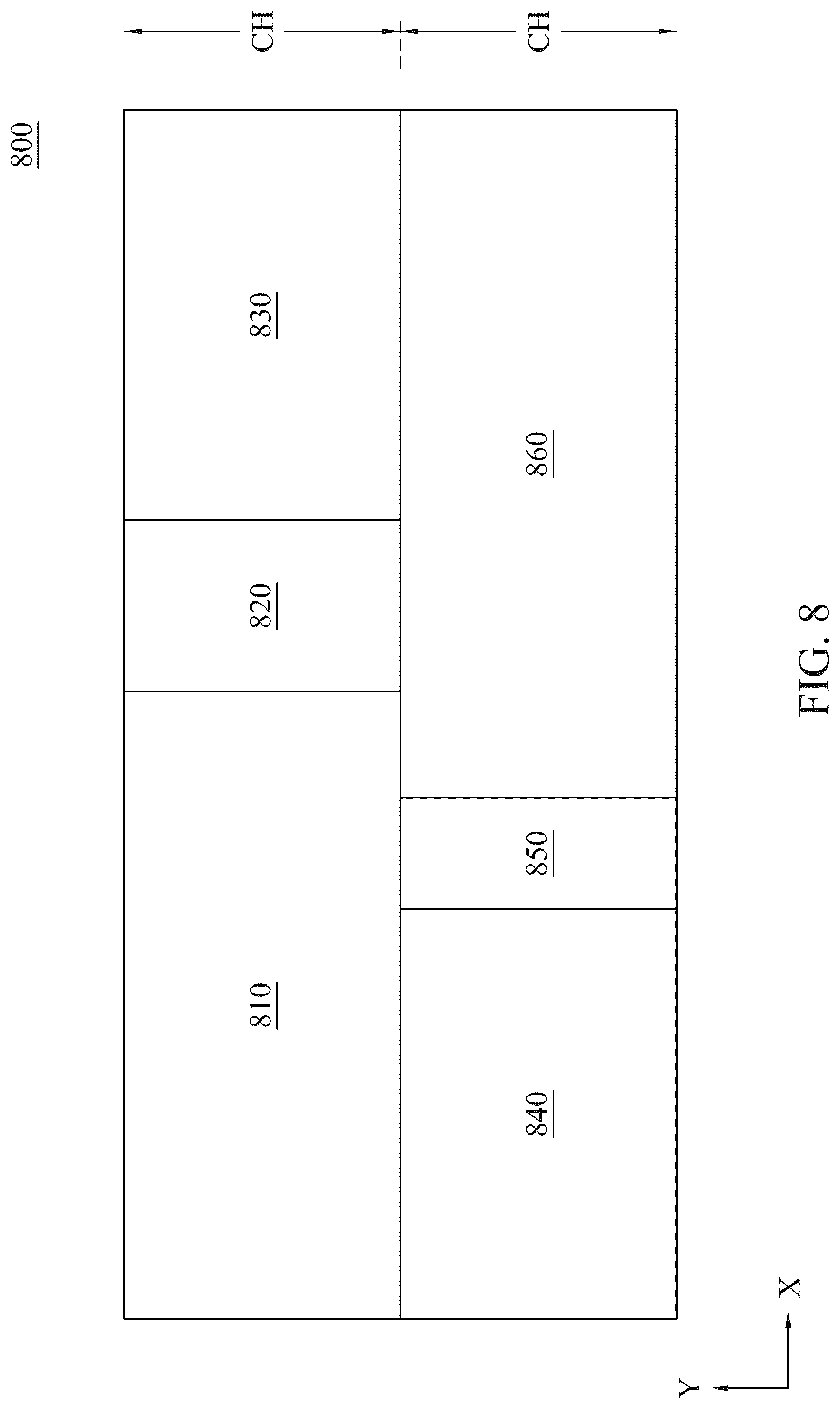 Patent US12321680 Figure 8 – Integrated circuit fin structure