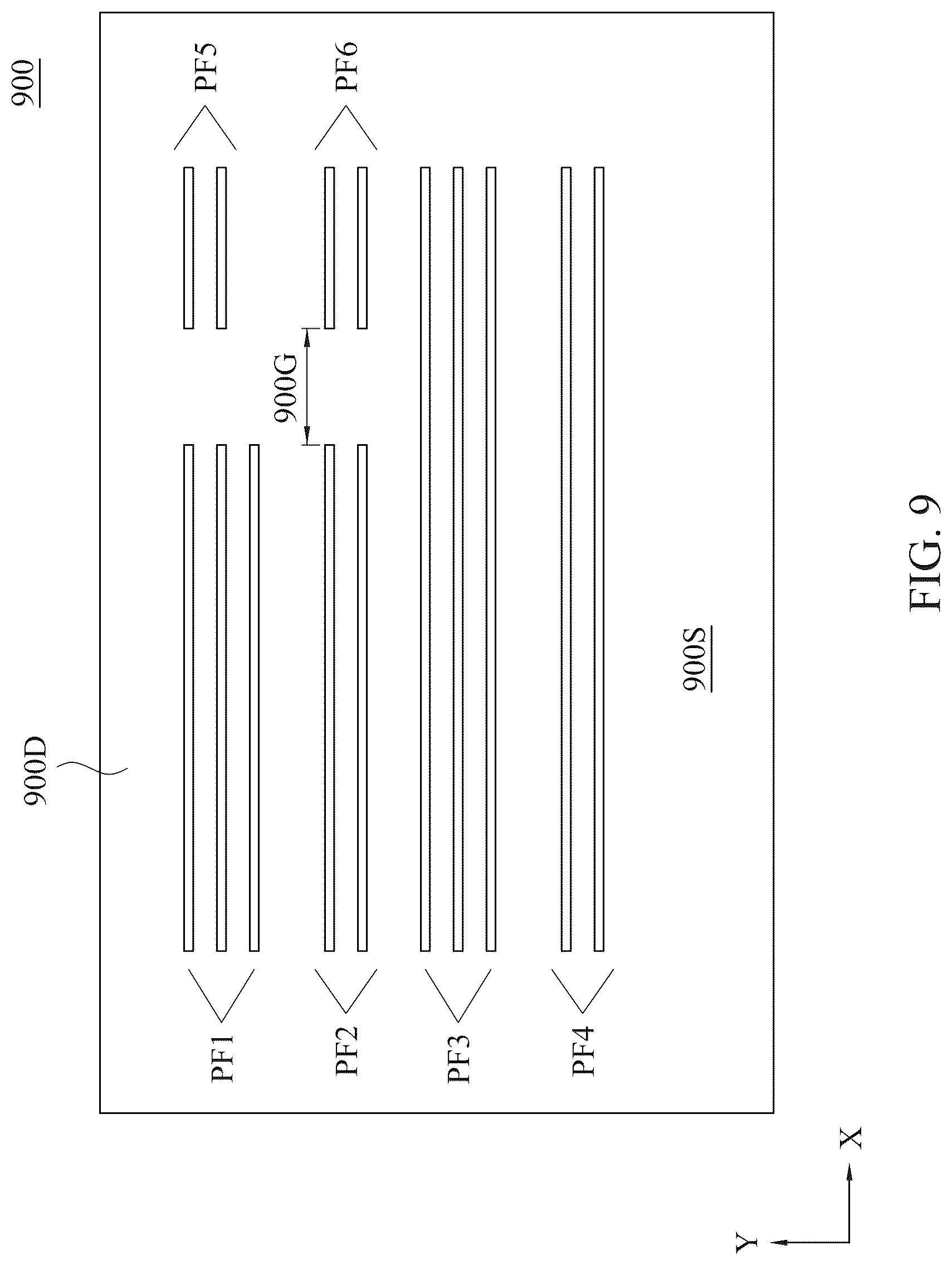 Patent US12321680 Figure 9 – Integrated circuit fin structure