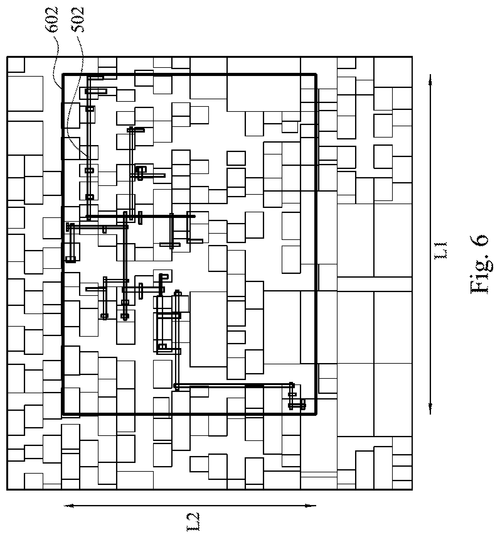 Patent US12321682 Figure 6 – Post-routing congestion optimization