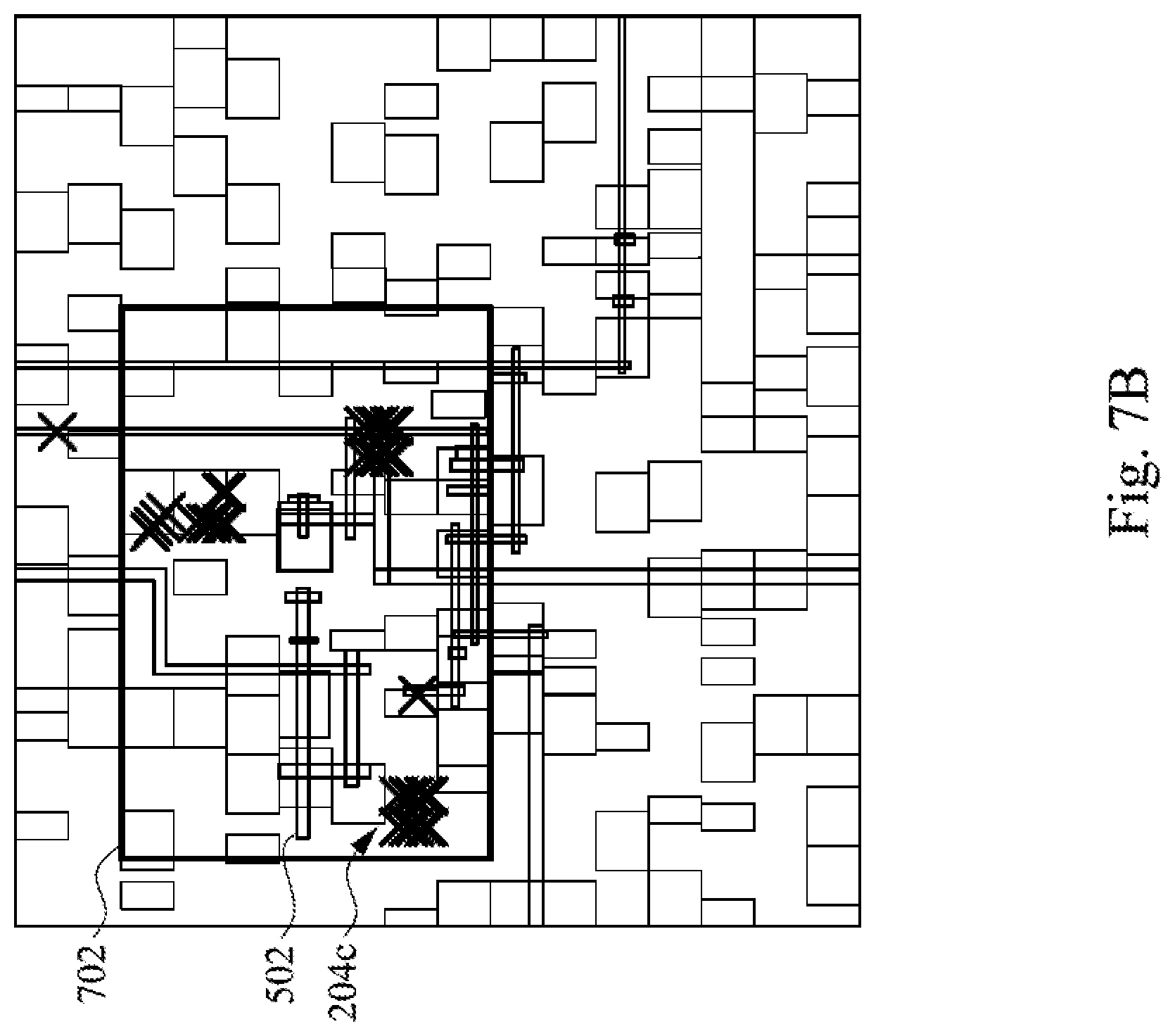 Patent US12321682 Figure 8 – Post-routing congestion optimization
