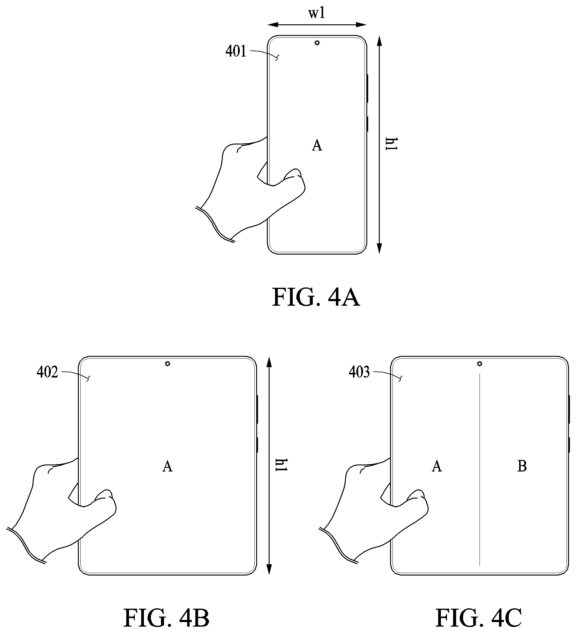 Patent US12321684 Figure 4 – Screen display method of electronic device