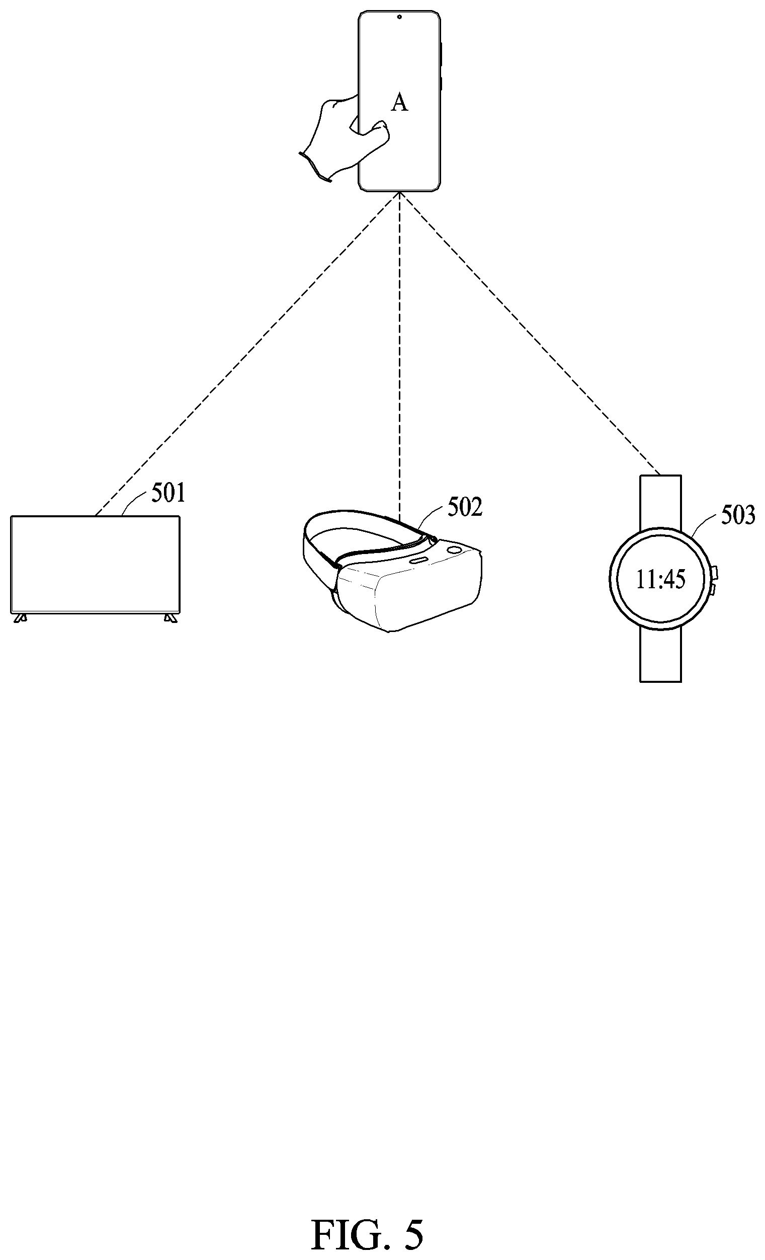 Patent US12321684 Figure 5 – Screen display method of electronic device