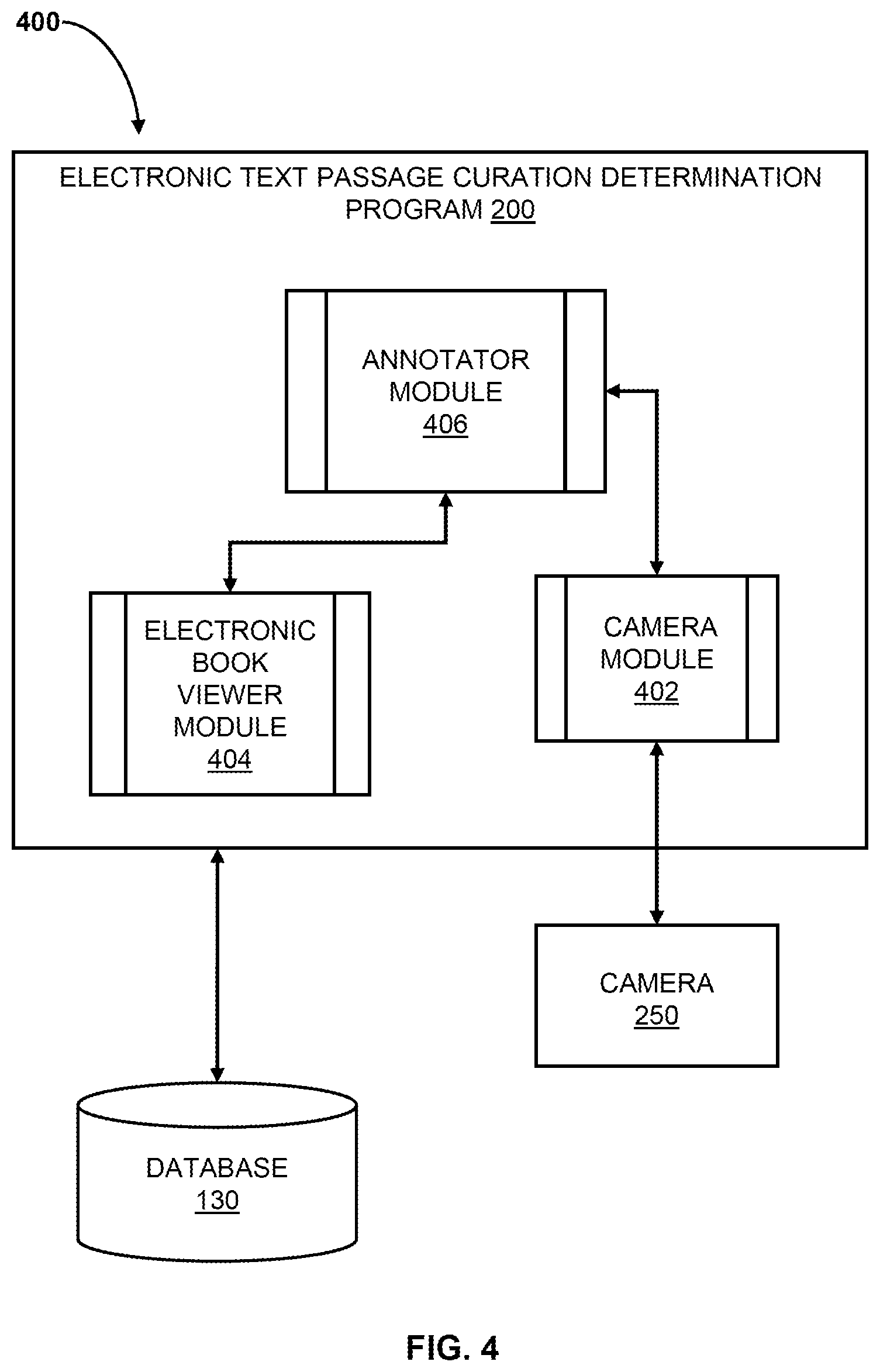 Patent US12321685 Figure 4 – Natural language processing electronic passage curation