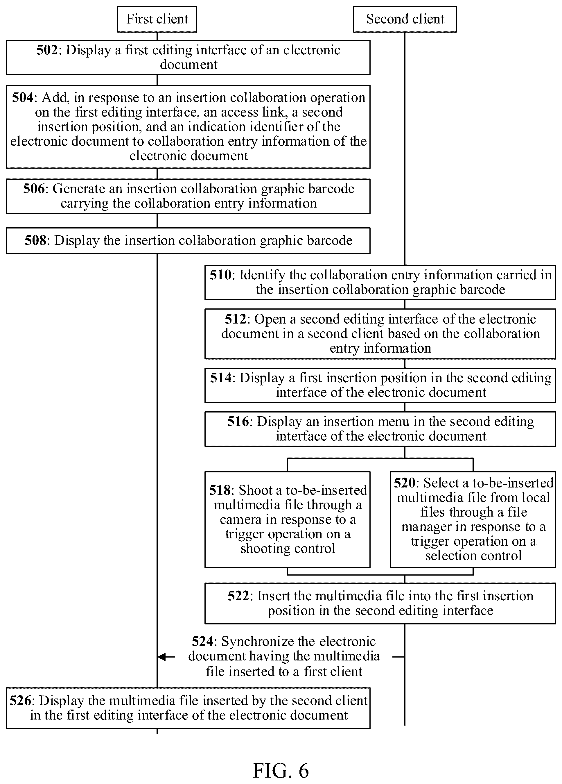 Patent US12321688 Figure 5 – Method and apparatus for editing electronic document, device, and storage medium