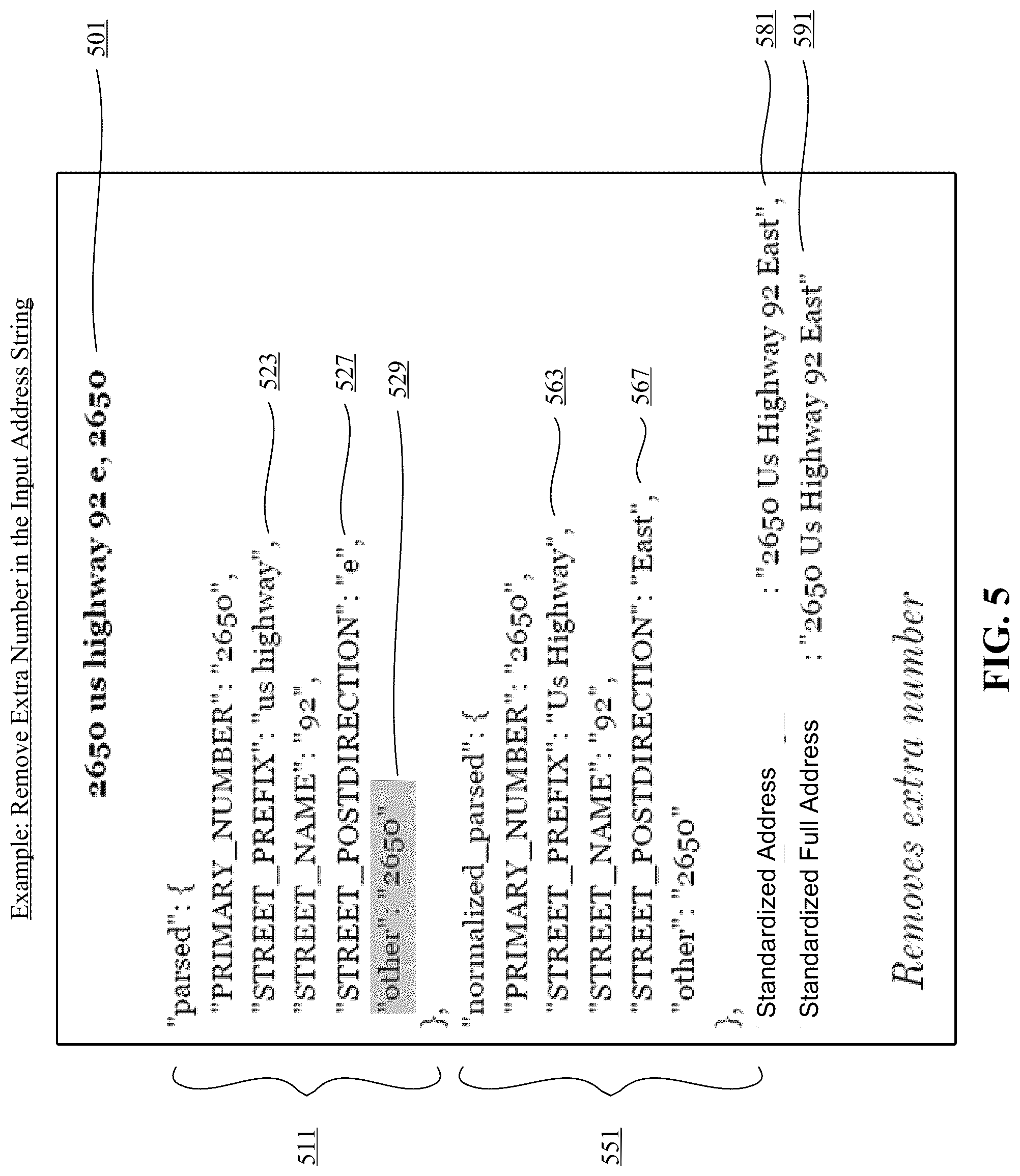 Patent US12321710 Figure 5 – Machine learning-based translation of address strings to standardized addresses
