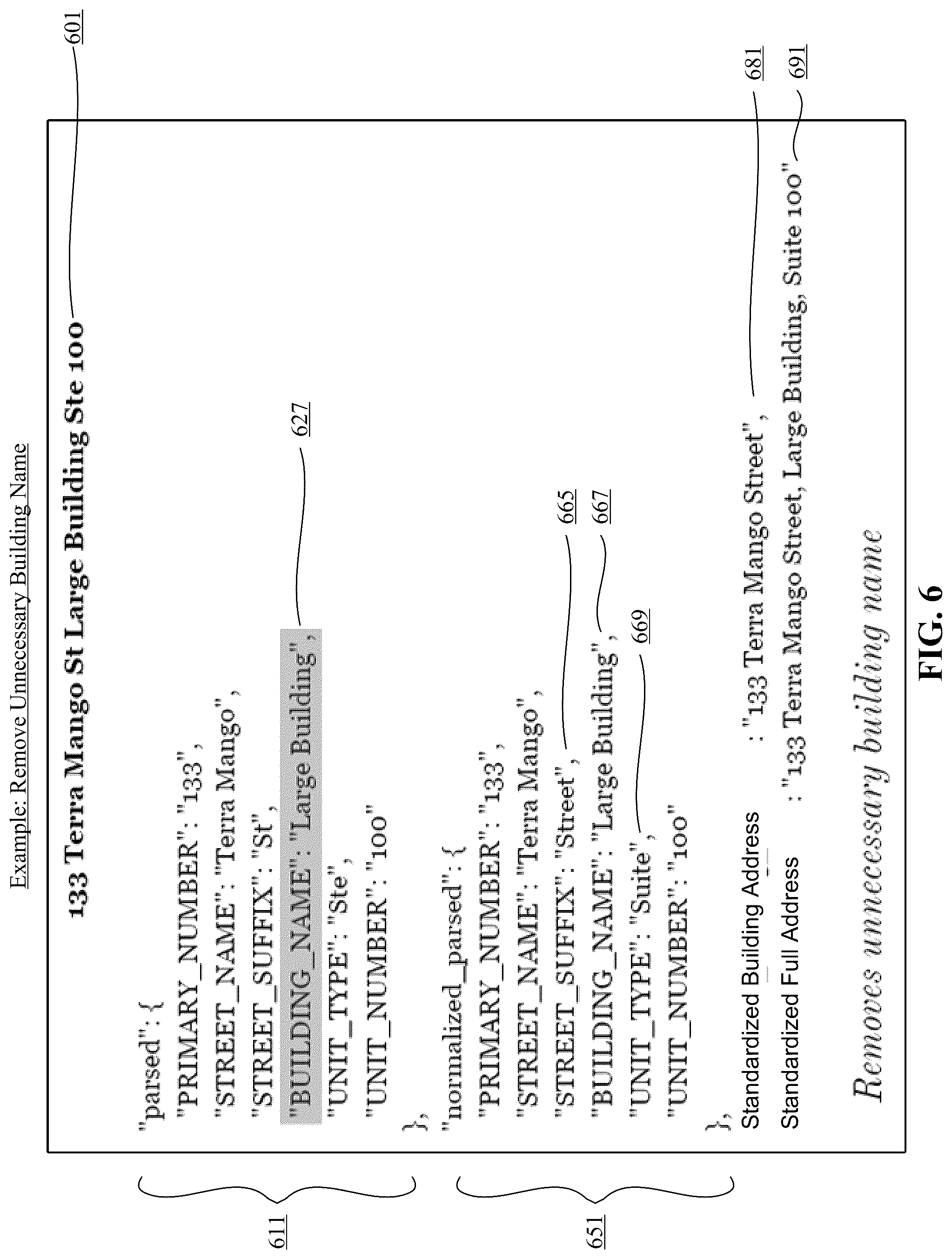 Patent US12321710 Figure 6 – Machine learning-based translation of address strings to standardized addresses