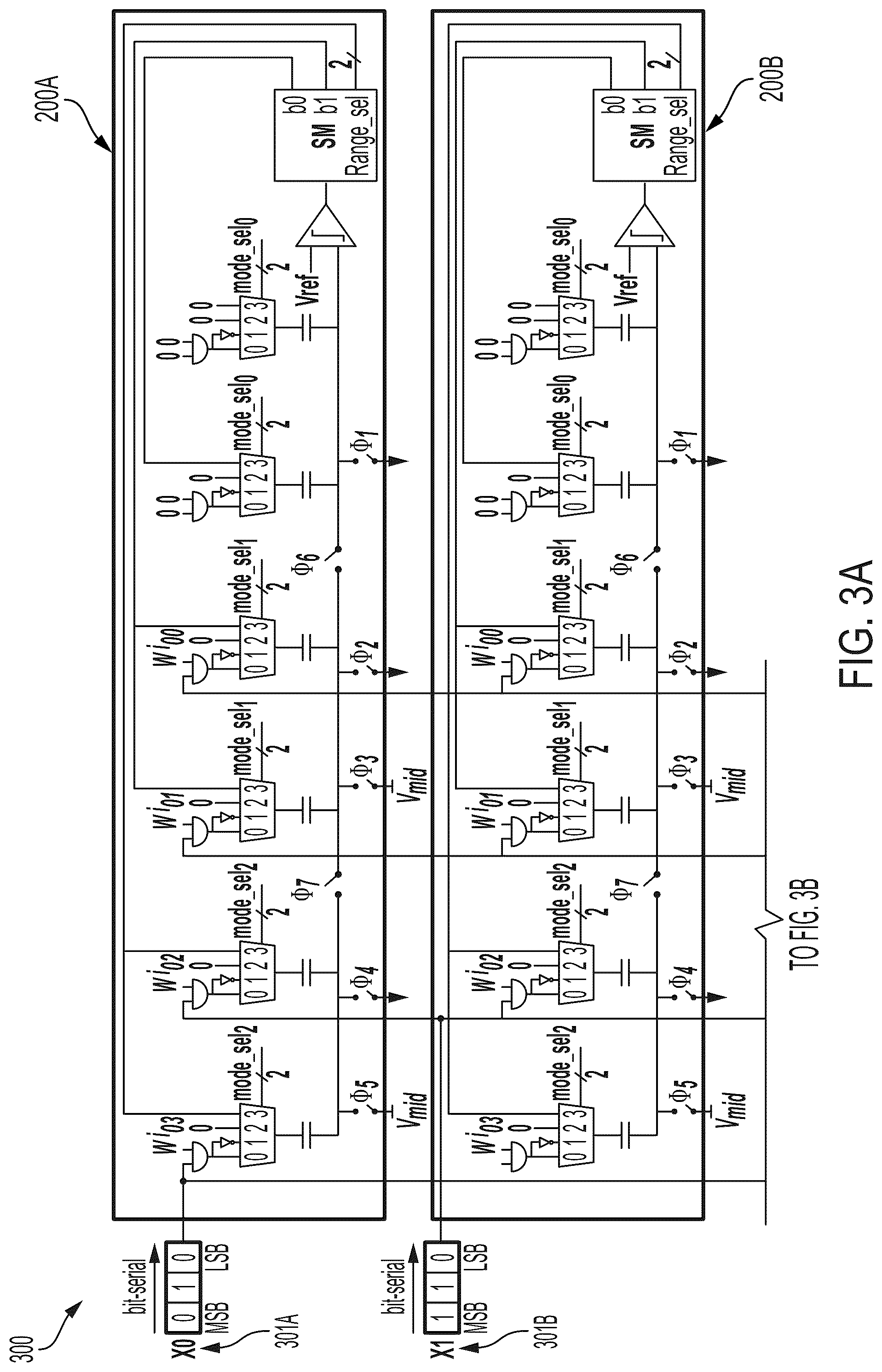 Patent US12321713 Figure 4 – Switched capacitor vector-matrix multiplier