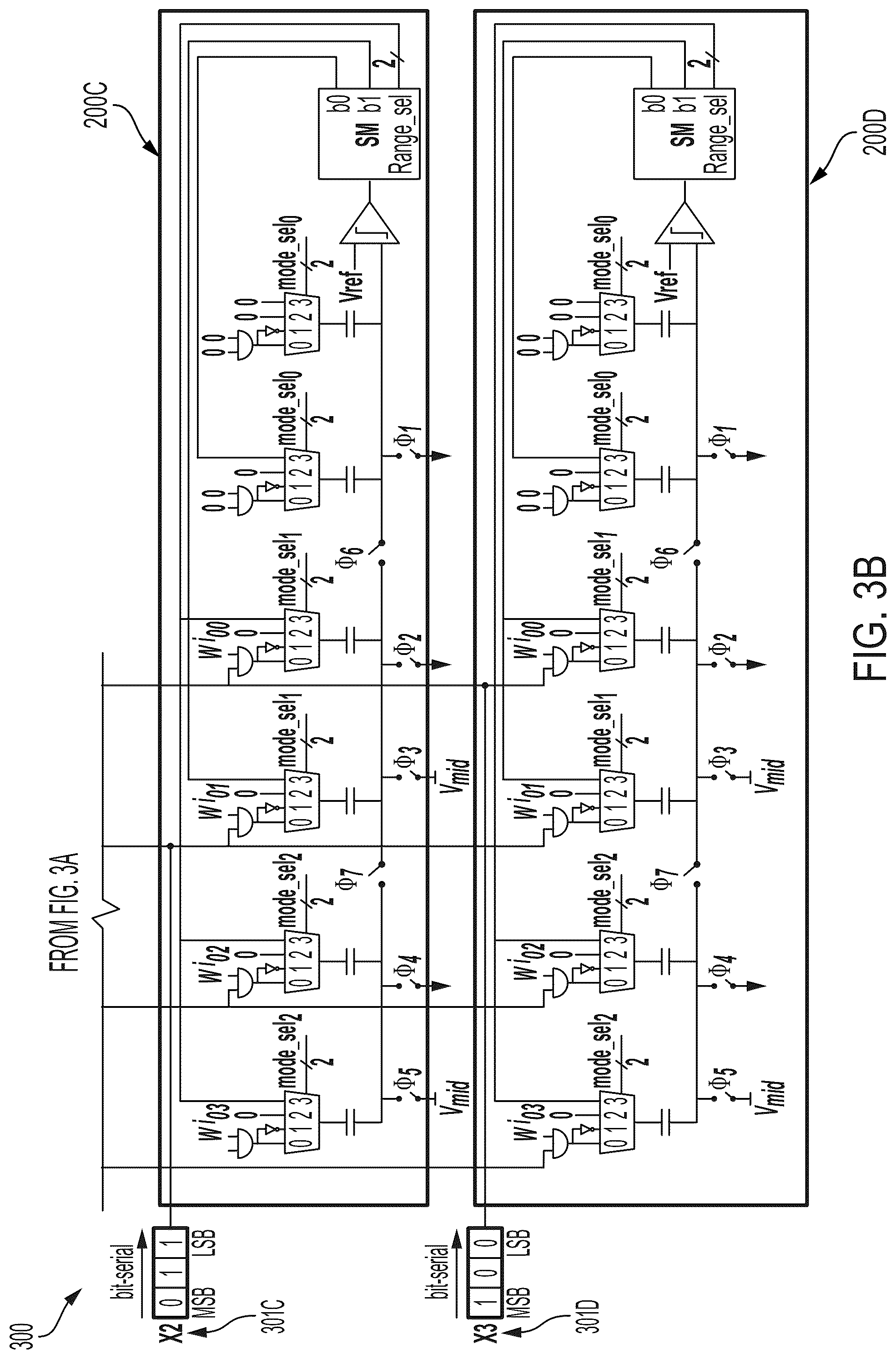 Patent US12321713 Figure 5 – Switched capacitor vector-matrix multiplier