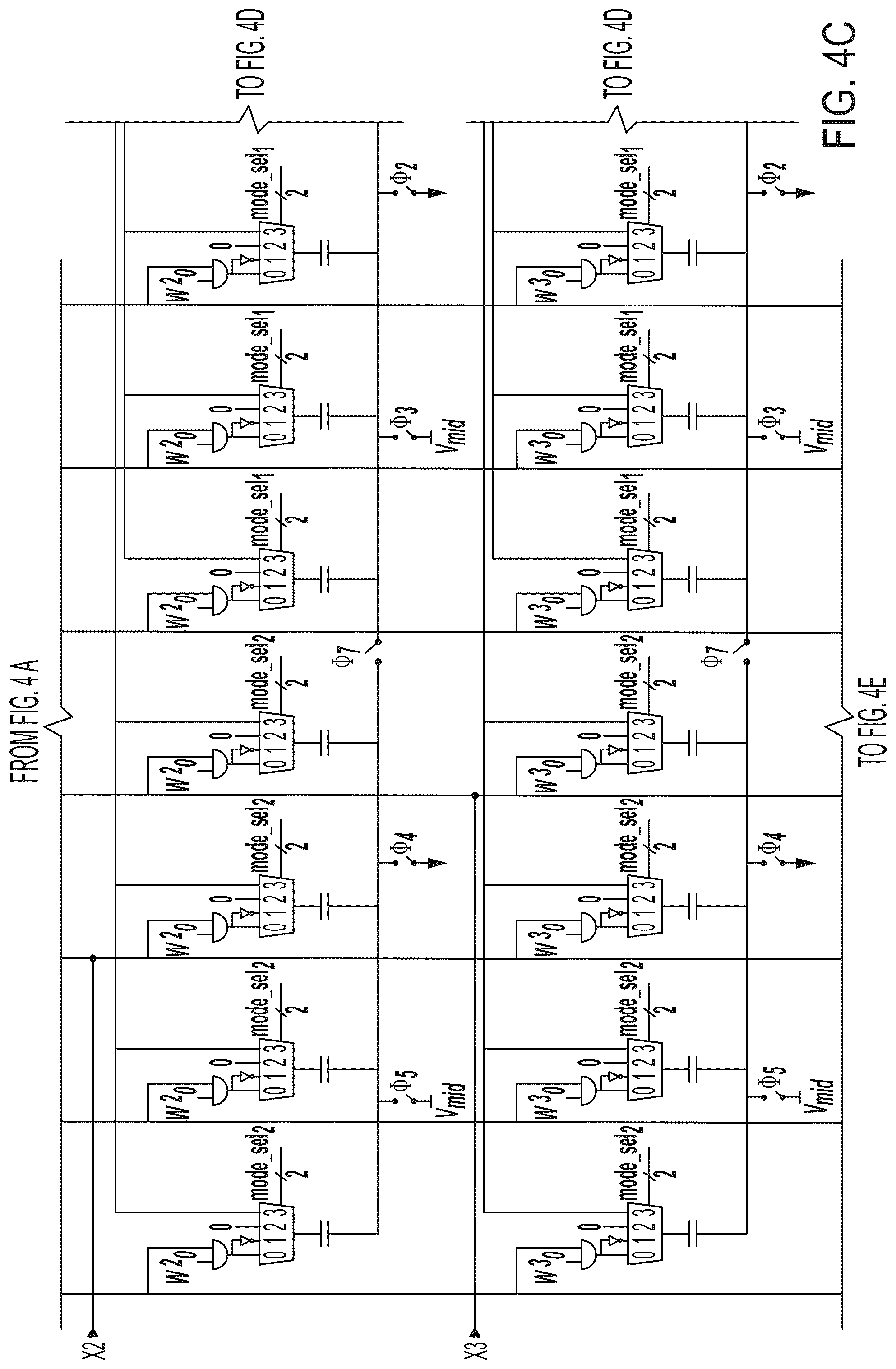 Patent US12321713 Figure 8 – Switched capacitor vector-matrix multiplier