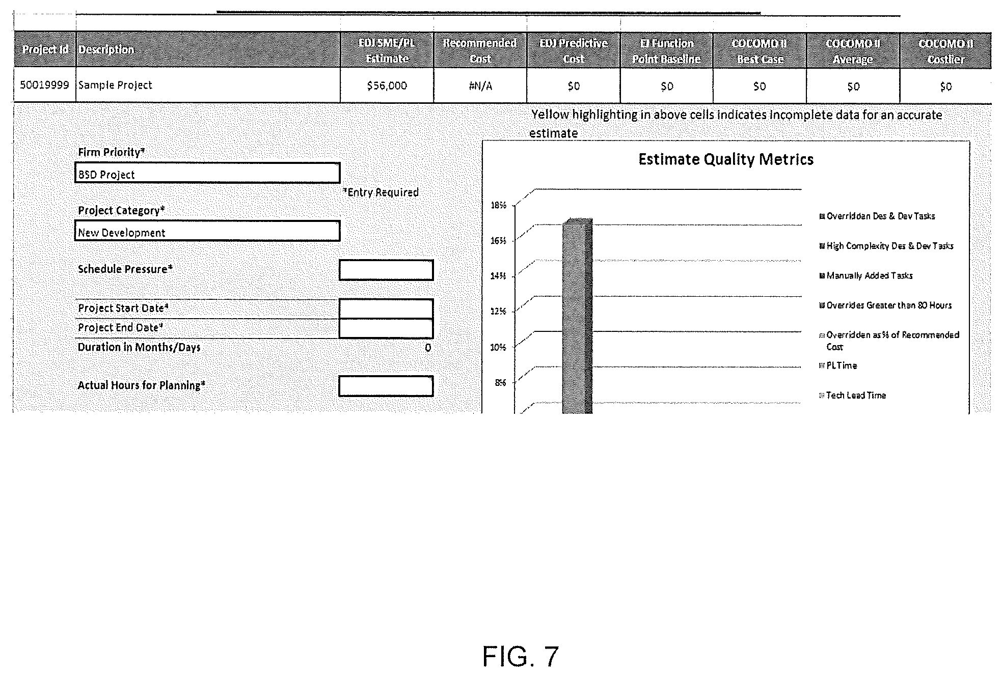 Patent US12321720 Figure 8 – System and method for task-based estimation and planning of application development projects and resources