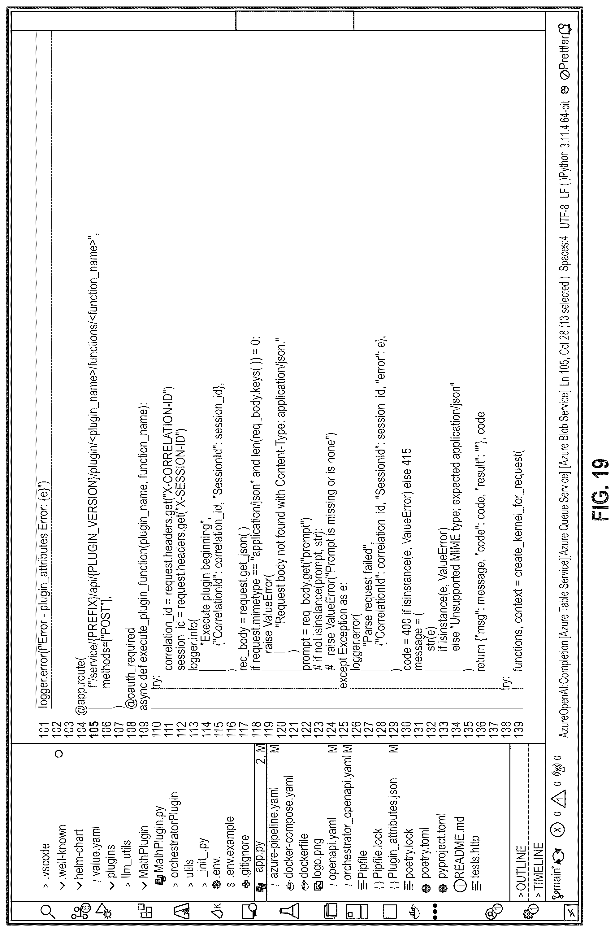 Patent US12321725 Figure 20 – Systems, devices, and methods for creating, deploying, and integrating plugins with large language model applications