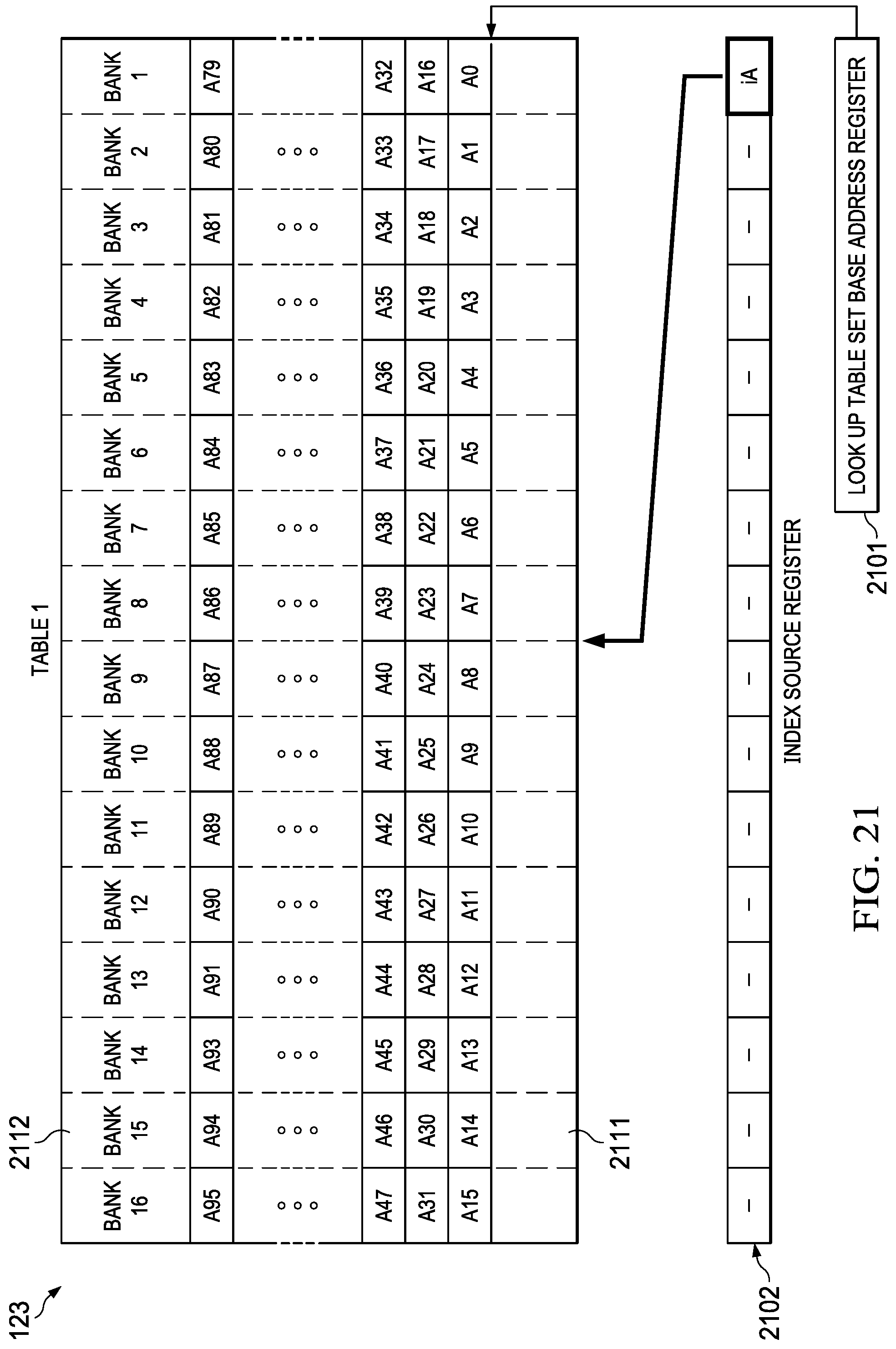 Patent US12321749 Figure 9 – Look up table with data element promotion