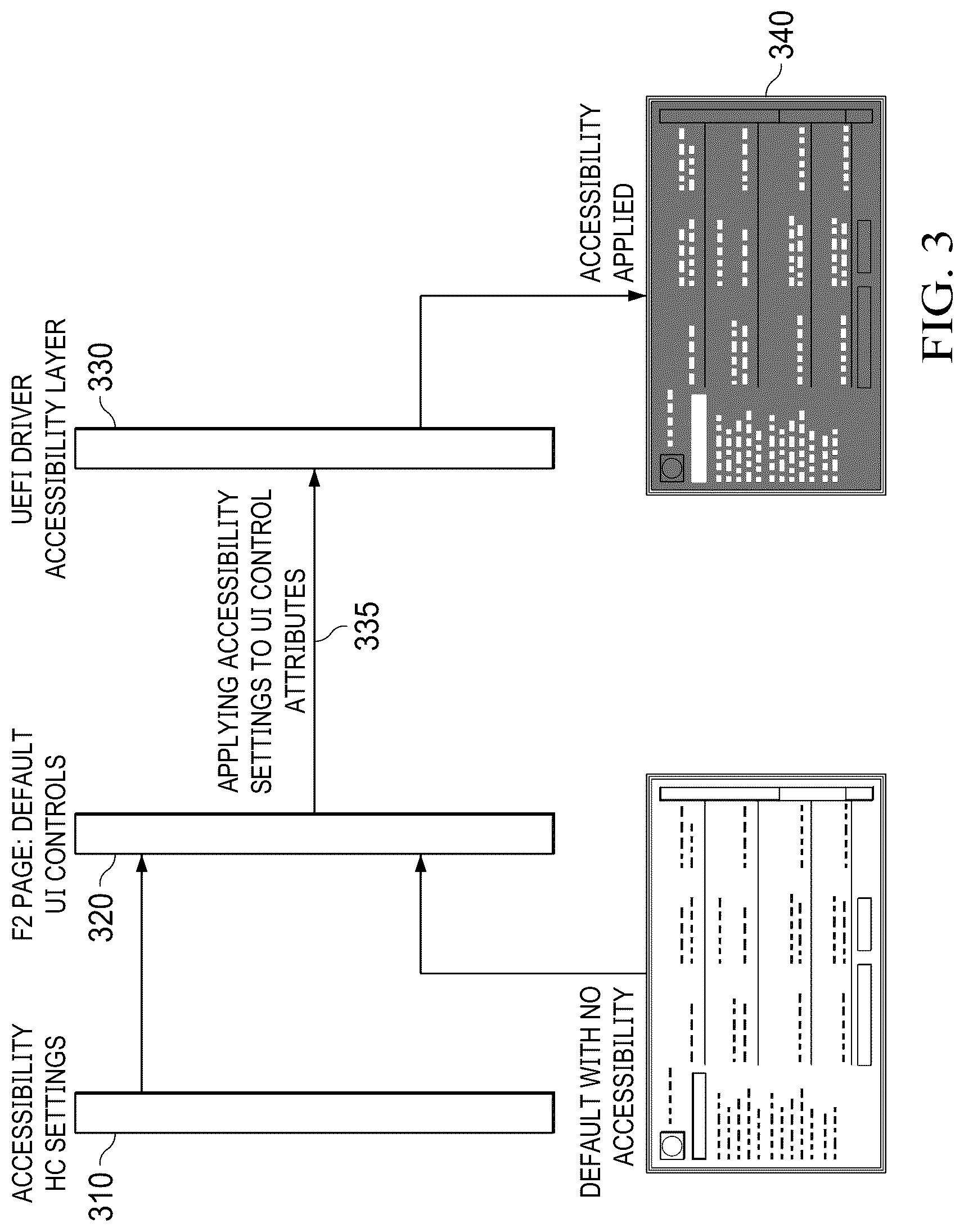 Patent US12321755 Figure 4 – Systems and methods providing seamless accessibility across pre-boot and runtime environments