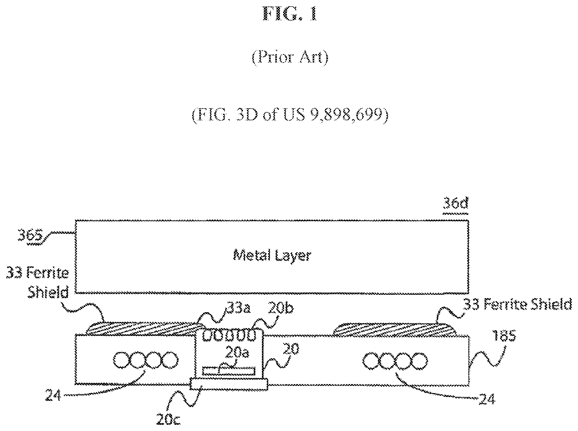 Patent US12321801 Figure 1 – Encapsulating a metal inlay with thermosetting resin and method for making a metal transaction card