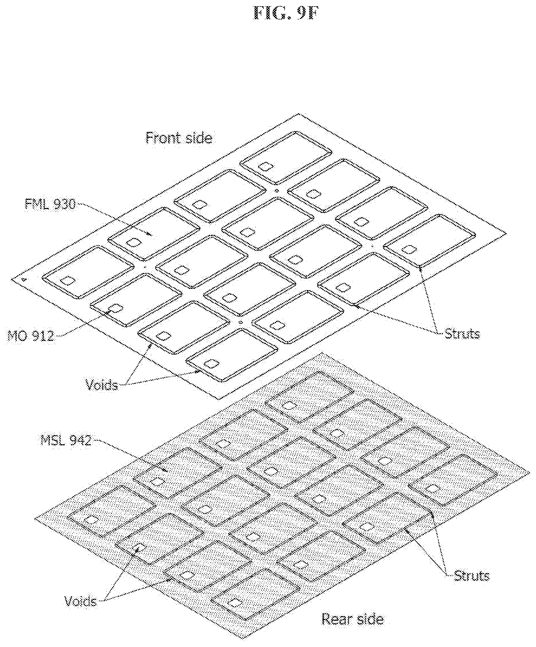 Patent US12321801 Figure 18 – Encapsulating a metal inlay with thermosetting resin and method for making a metal transaction card