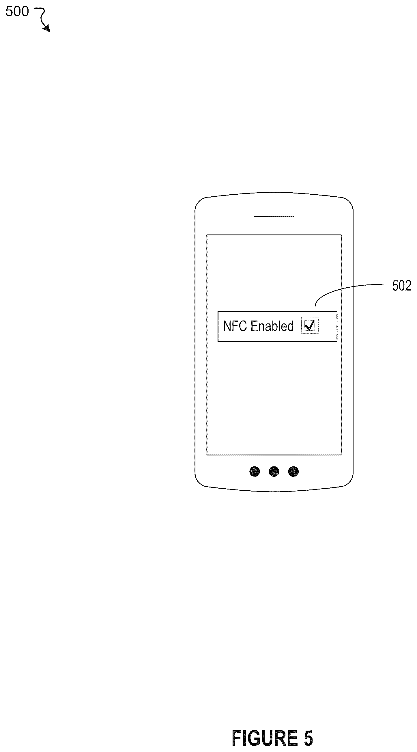 Patent US12321807 Figure 6 – Near-field communication (NFC) on test device
