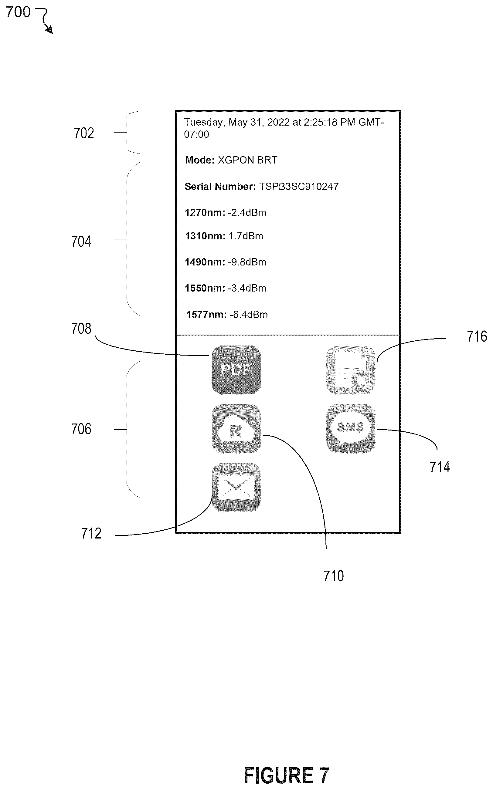 Patent US12321807 Figure 8 – Near-field communication (NFC) on test device