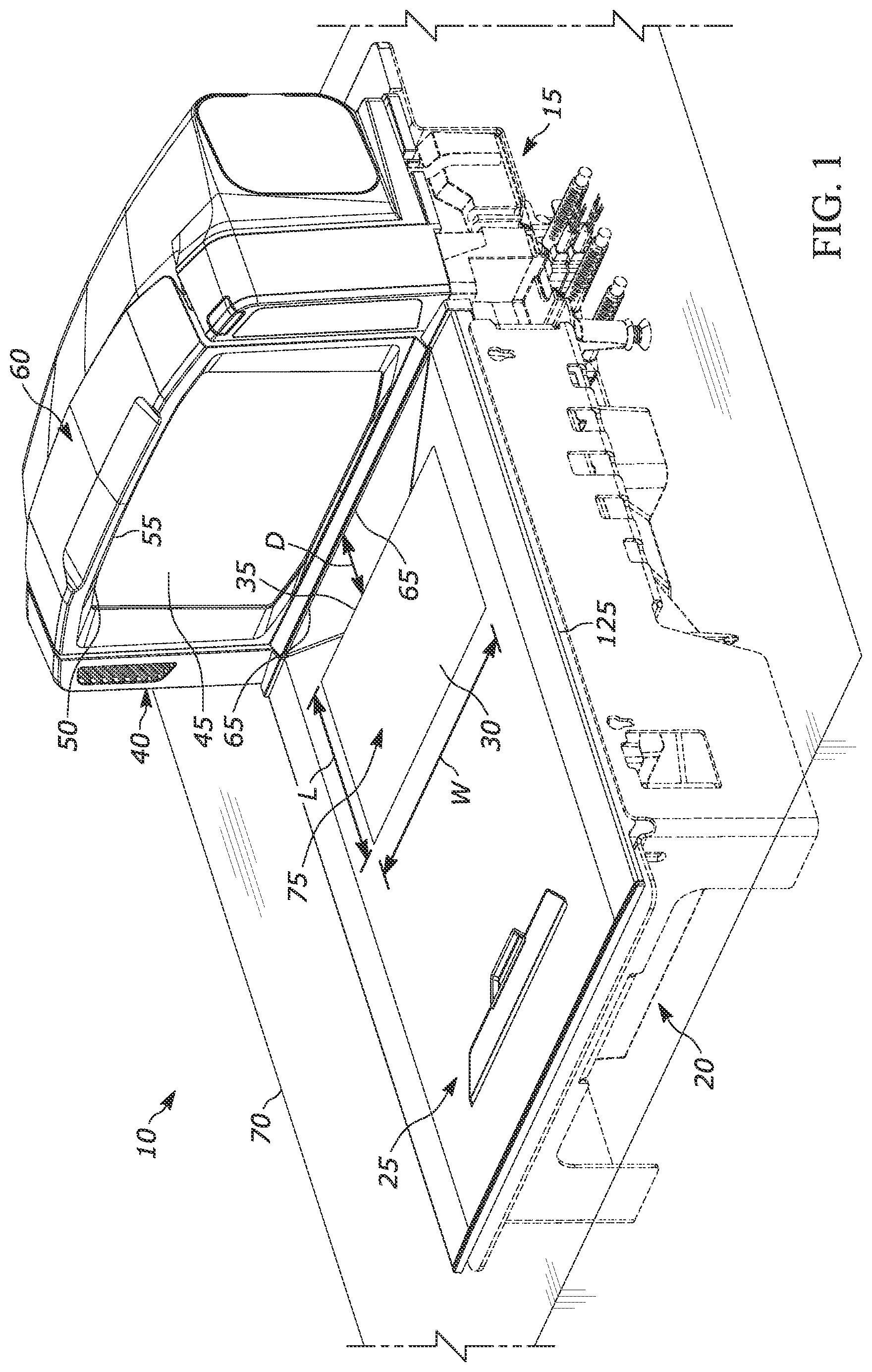 Patent US12321811 Figure 1 – Bioptic barcode reader