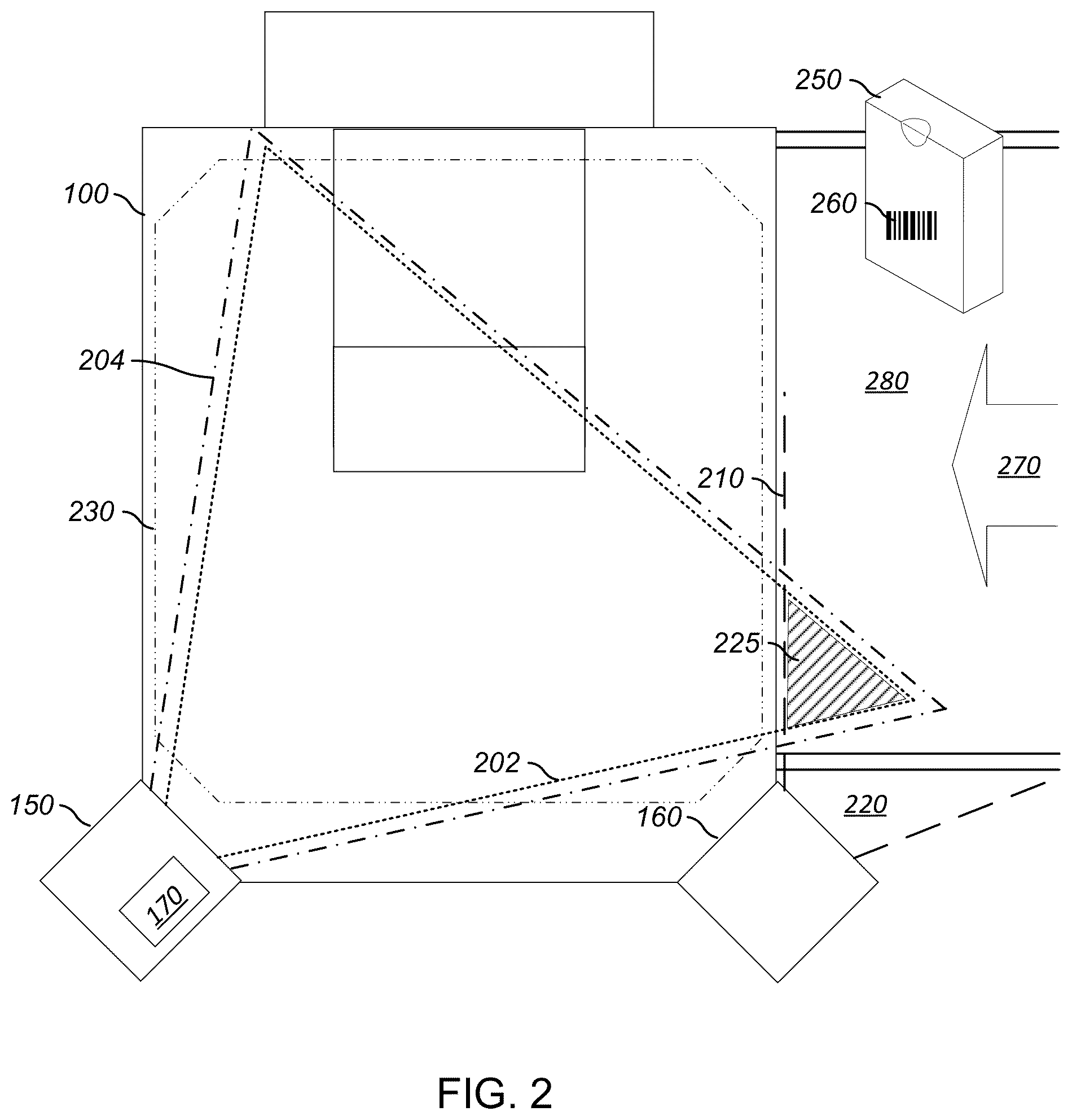 Patent US12321812 Figure 2 – Methods and systems for light based accidental scan avoidance