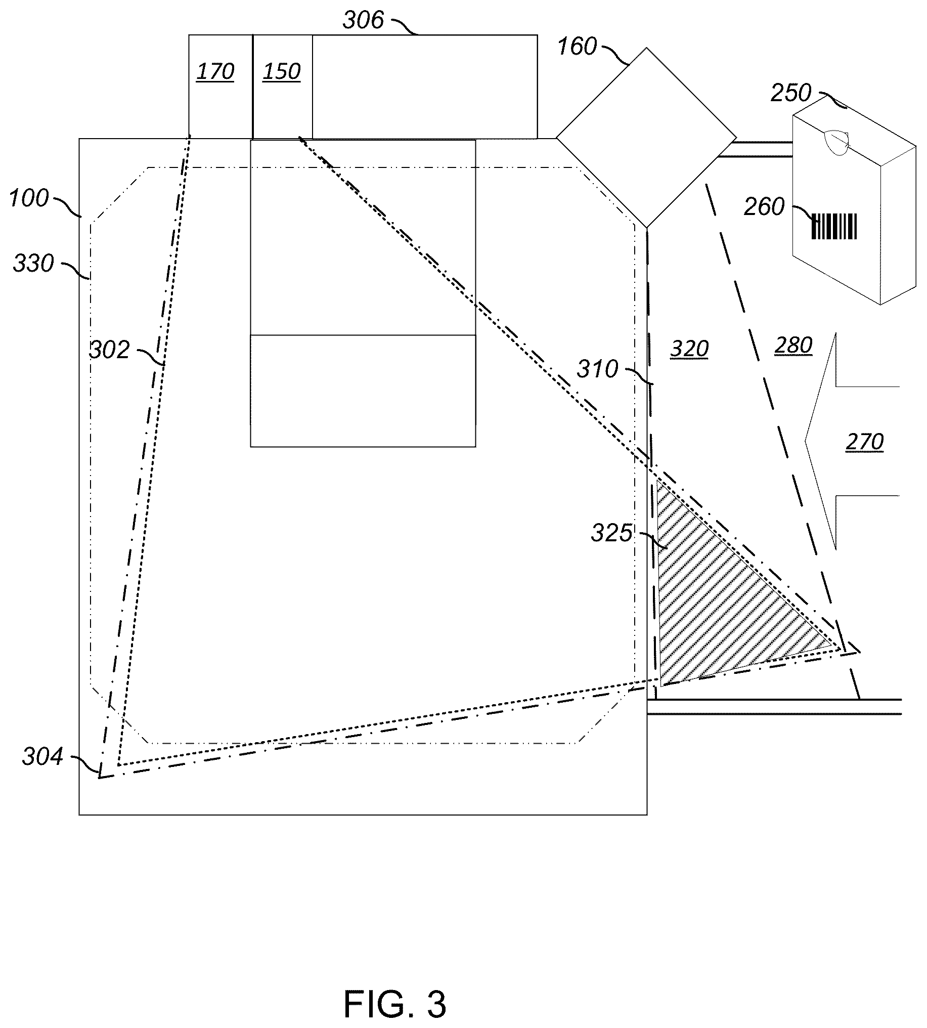 Patent US12321812 Figure 3 – Methods and systems for light based accidental scan avoidance