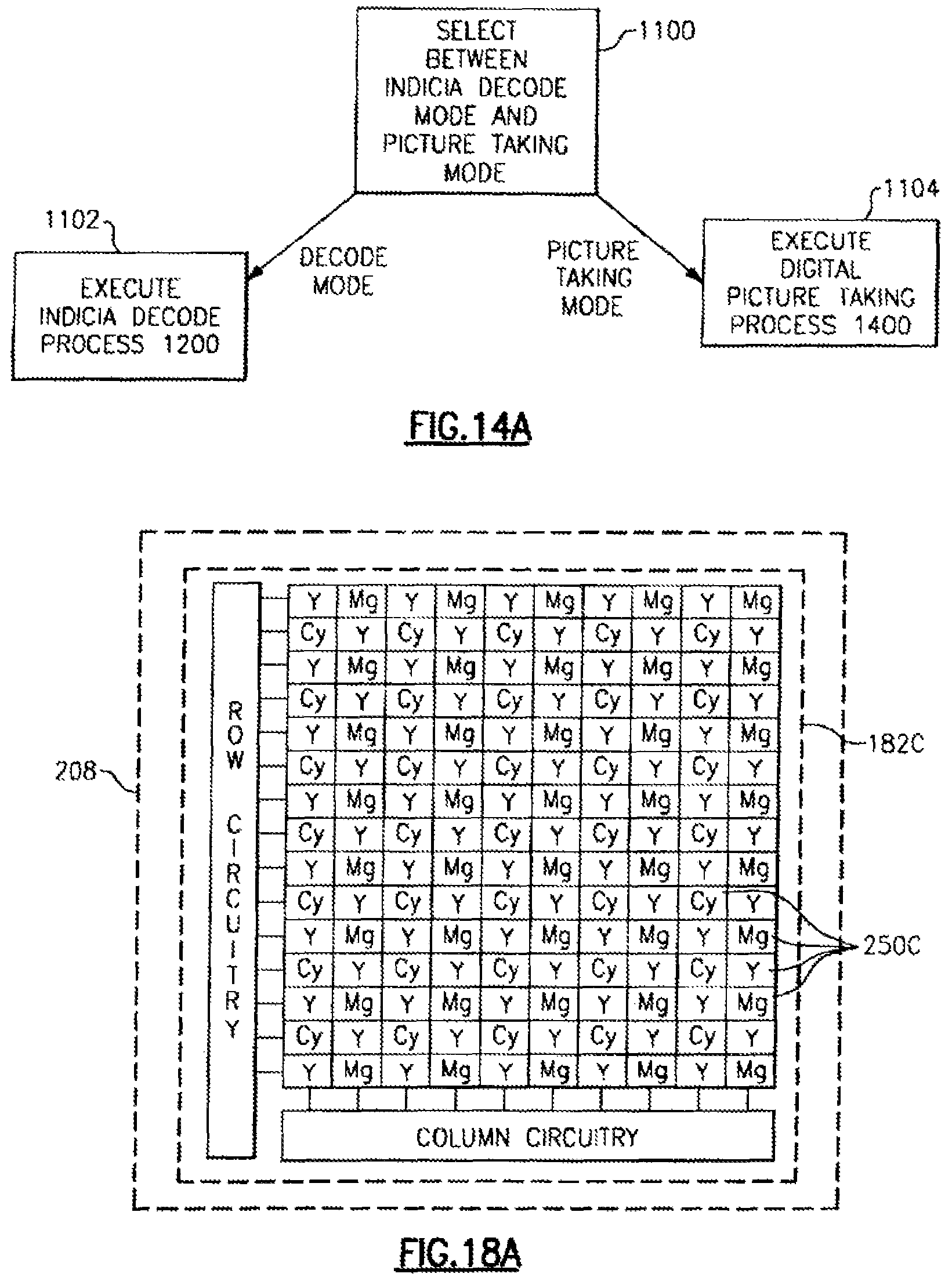 Patent US12321813 Figure 20 – Apparatus having hybrid monochrome and color image sensor array