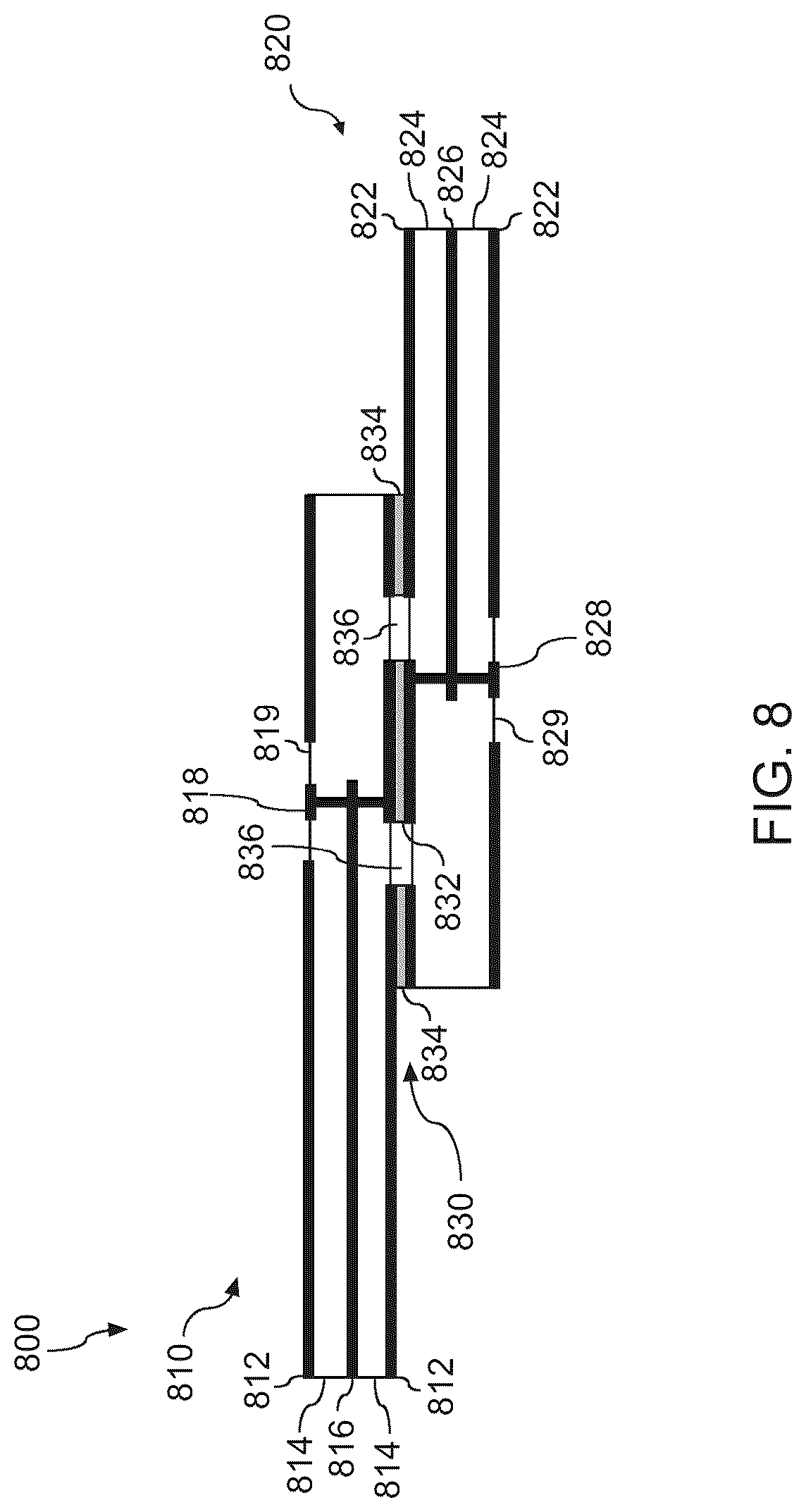 Patent US12321822 Figure 8 – Quantum computing system having flex circuit boards for improved signal transmissions
