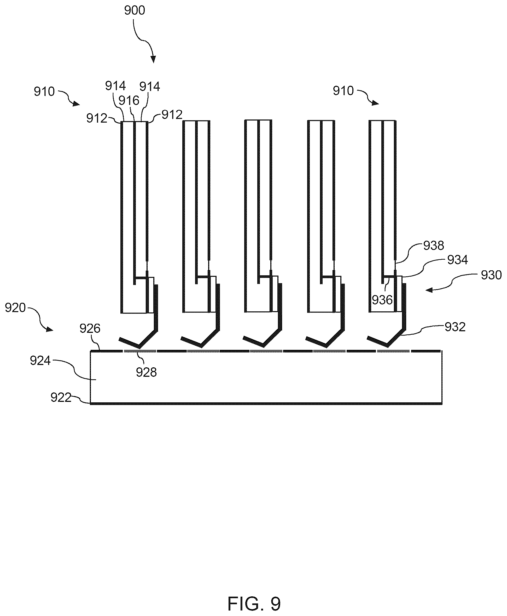 Patent US12321822 Figure 9 – Quantum computing system having flex circuit boards for improved signal transmissions