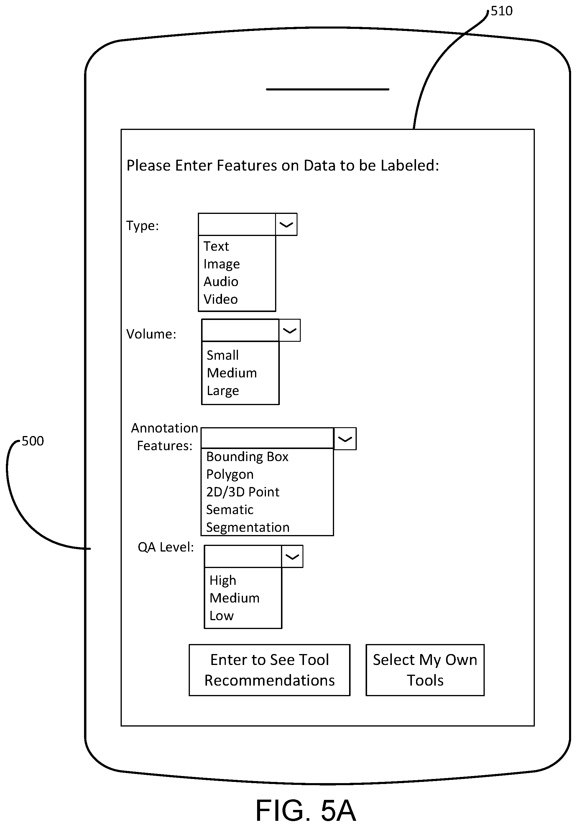 Patent US12321858 Figure 6 – Multiple data labeling interfaces with a common data infrastructure