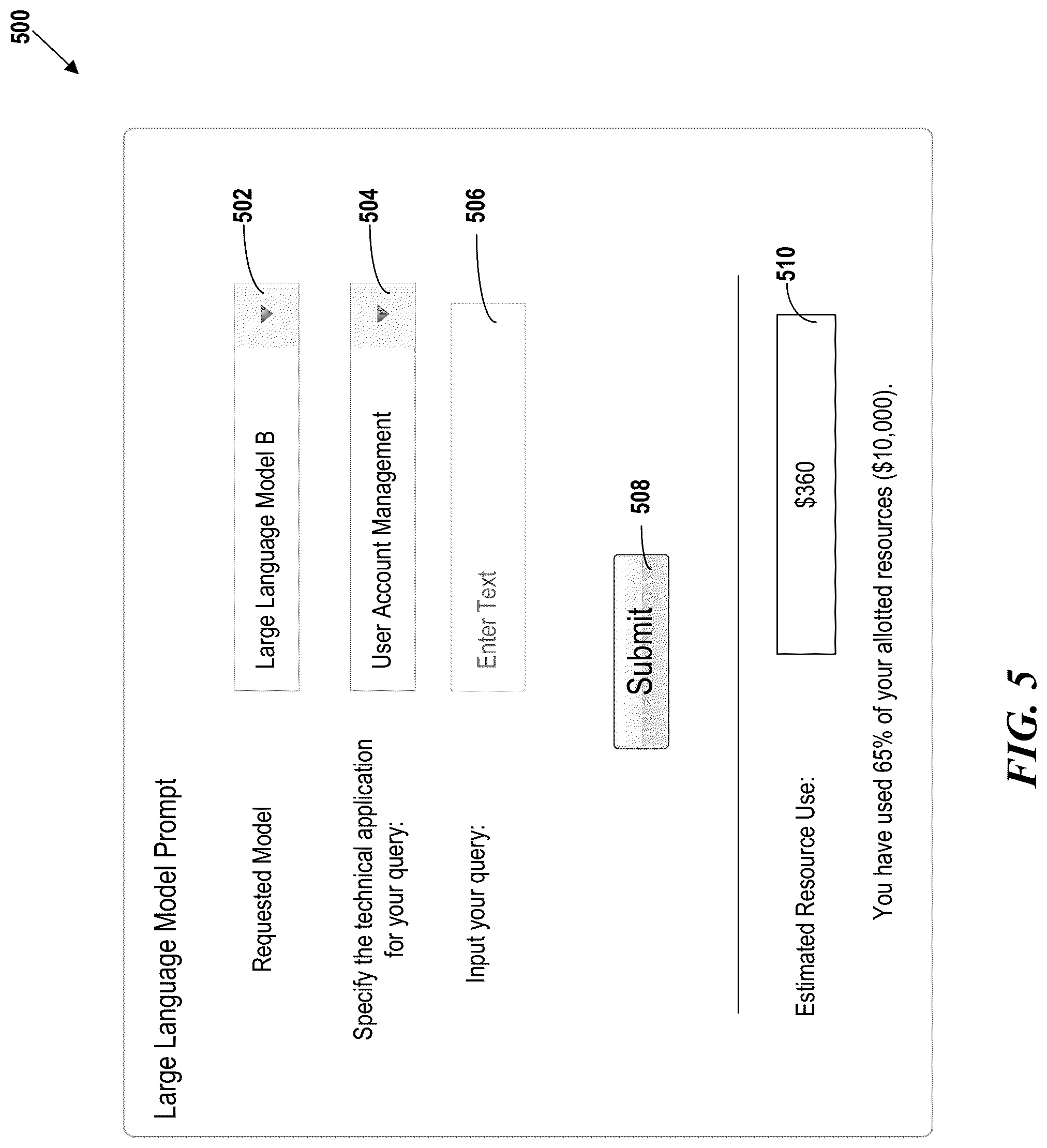 Patent US12321862 Figure 5 – Latency-, accuracy-, and privacy-sensitive tuning of artificial intelligence model selection parameters and systems and methods of the same