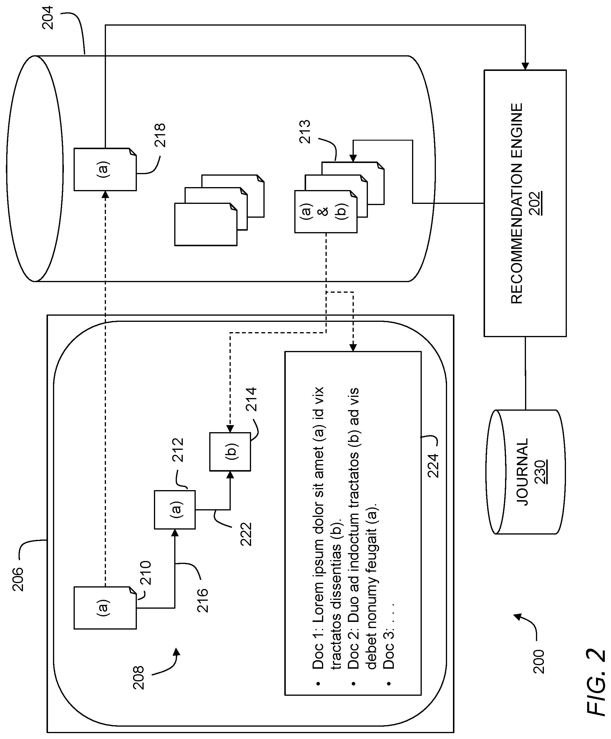 Patent US12321864 Figure 2 – Multi-hop search for entity relationships